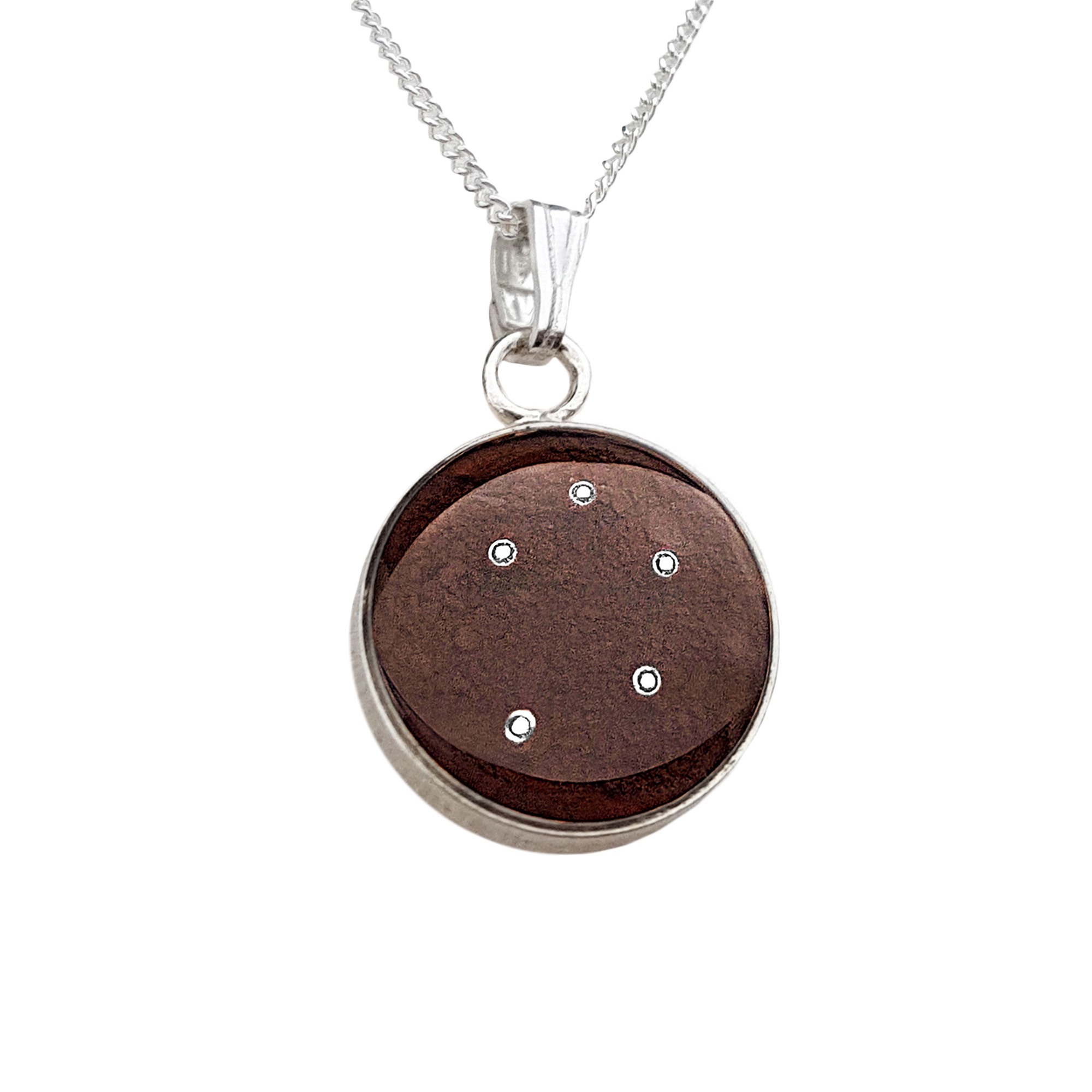 Meteorit Halskette mit Anhänger - Sternzeichen 4199-MZ - 1