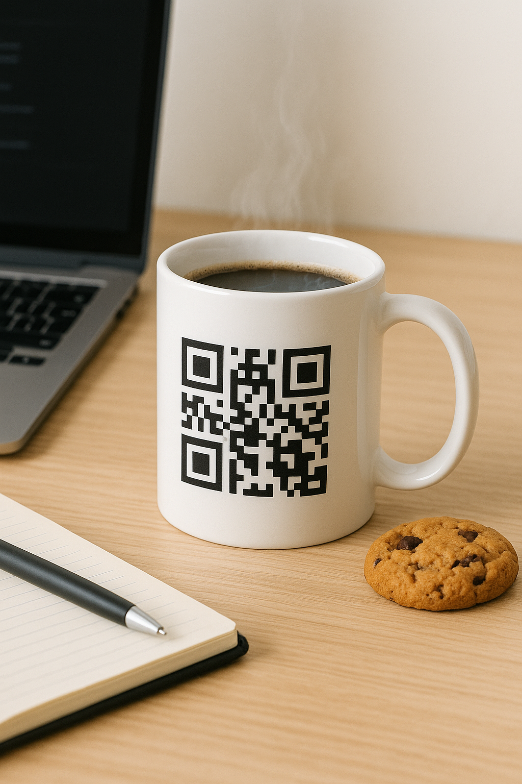 Geheimtasse mit QR-Code – Scanne & erhalte „Fuck off“
