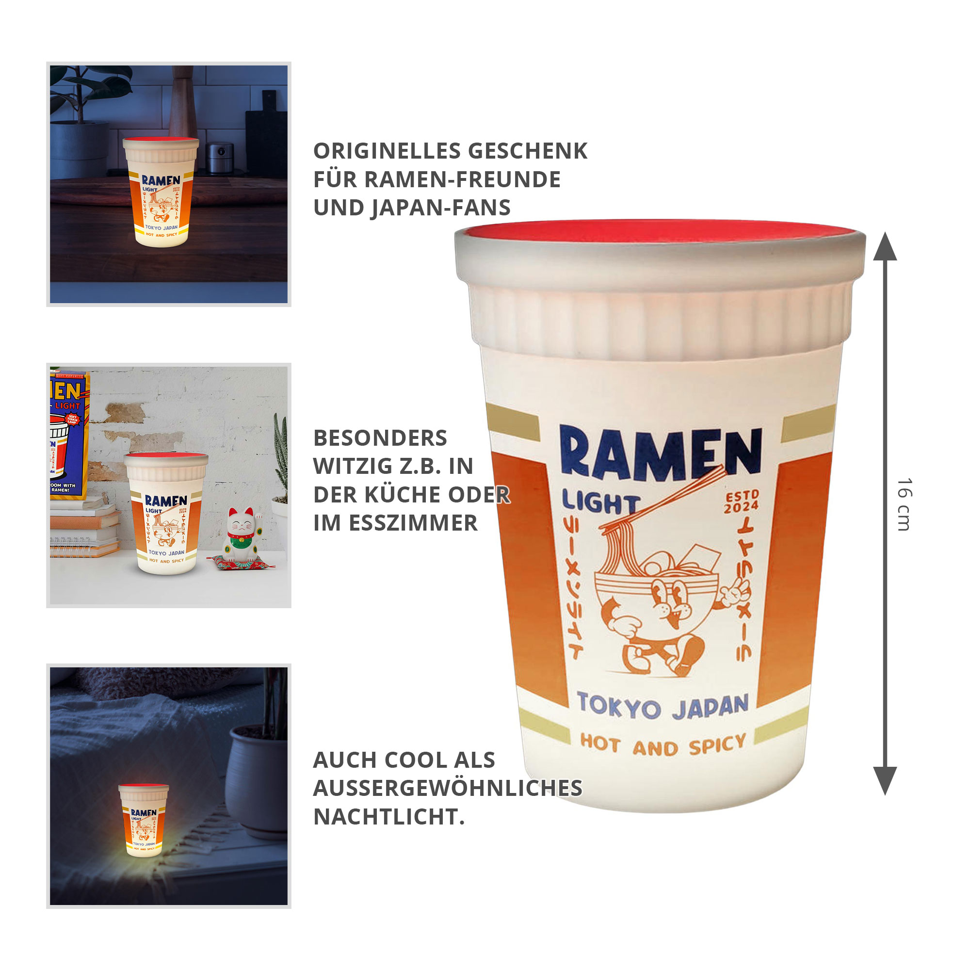 Ramen Noodle Cup Lampe Ramen Noodle Cup Lampe