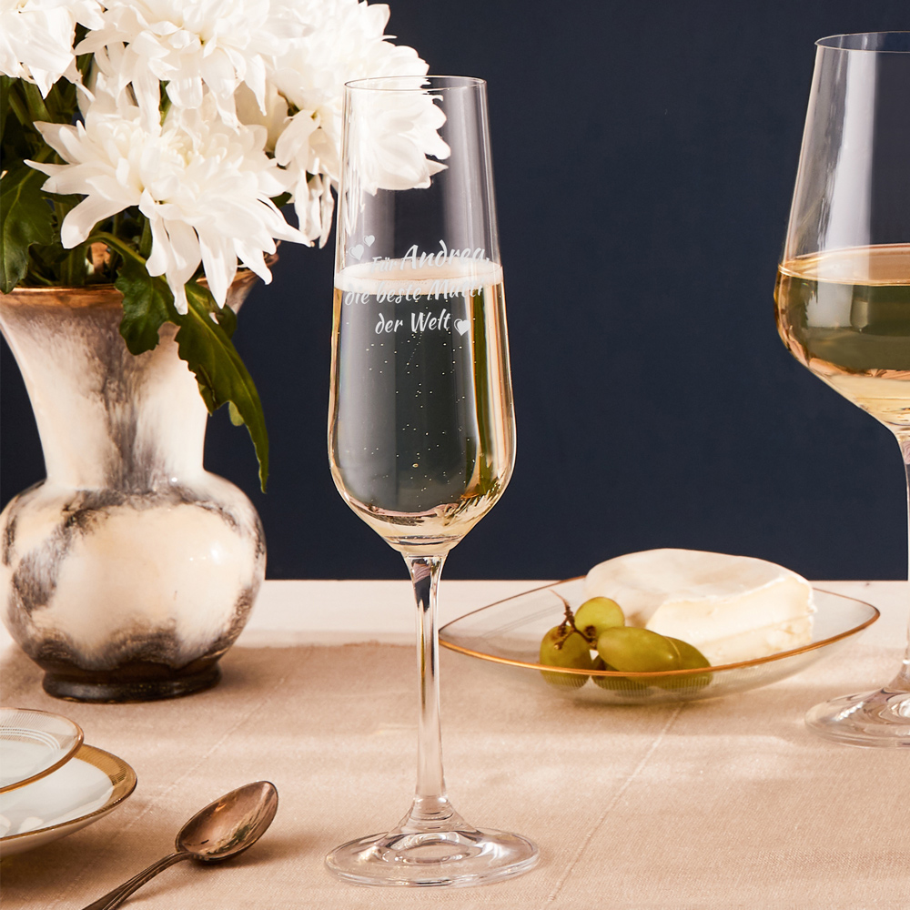 Sektglas mit Gravur - Beste Mama
