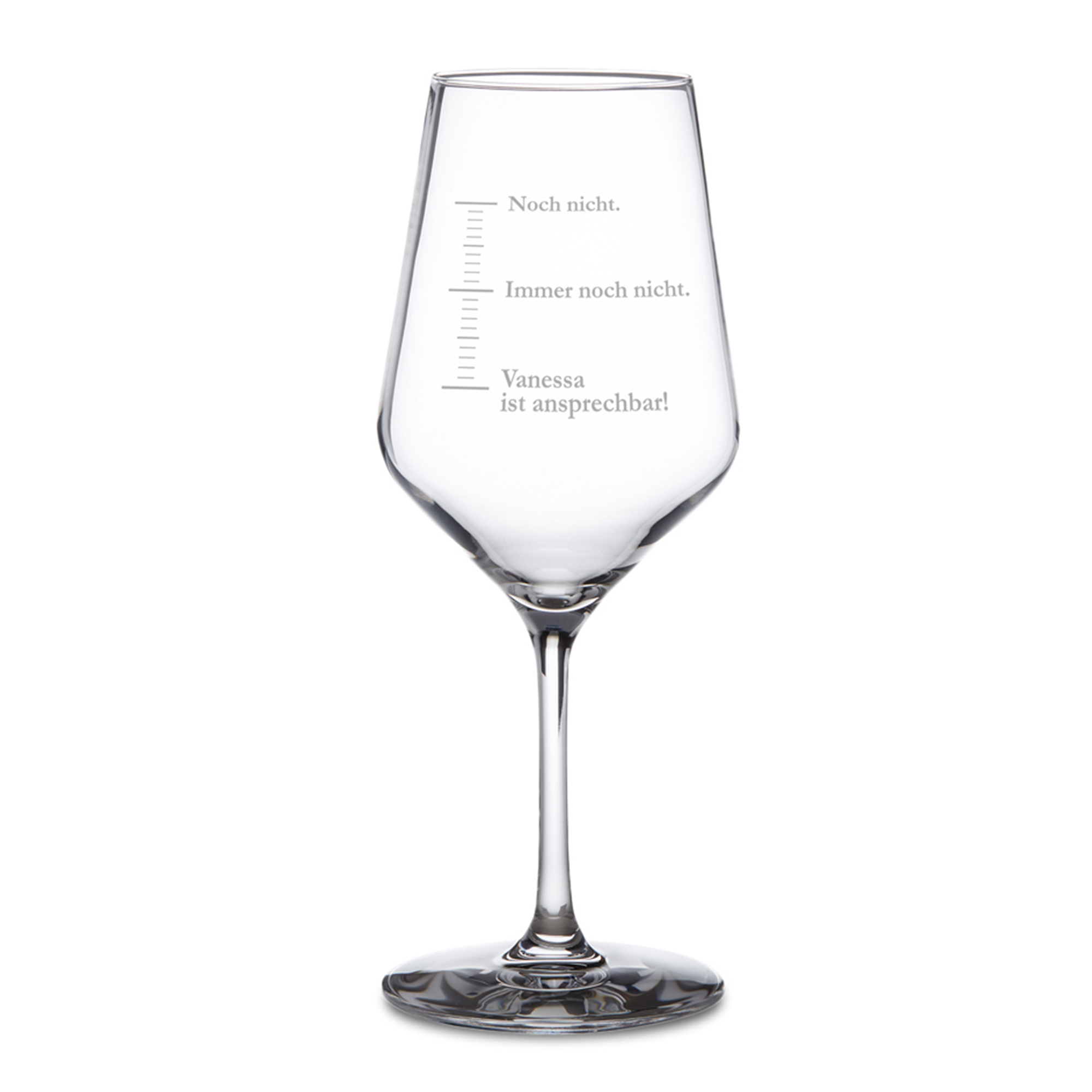 Weißweinglas mit Gravur - Nicht ansprechen 3960 - 1