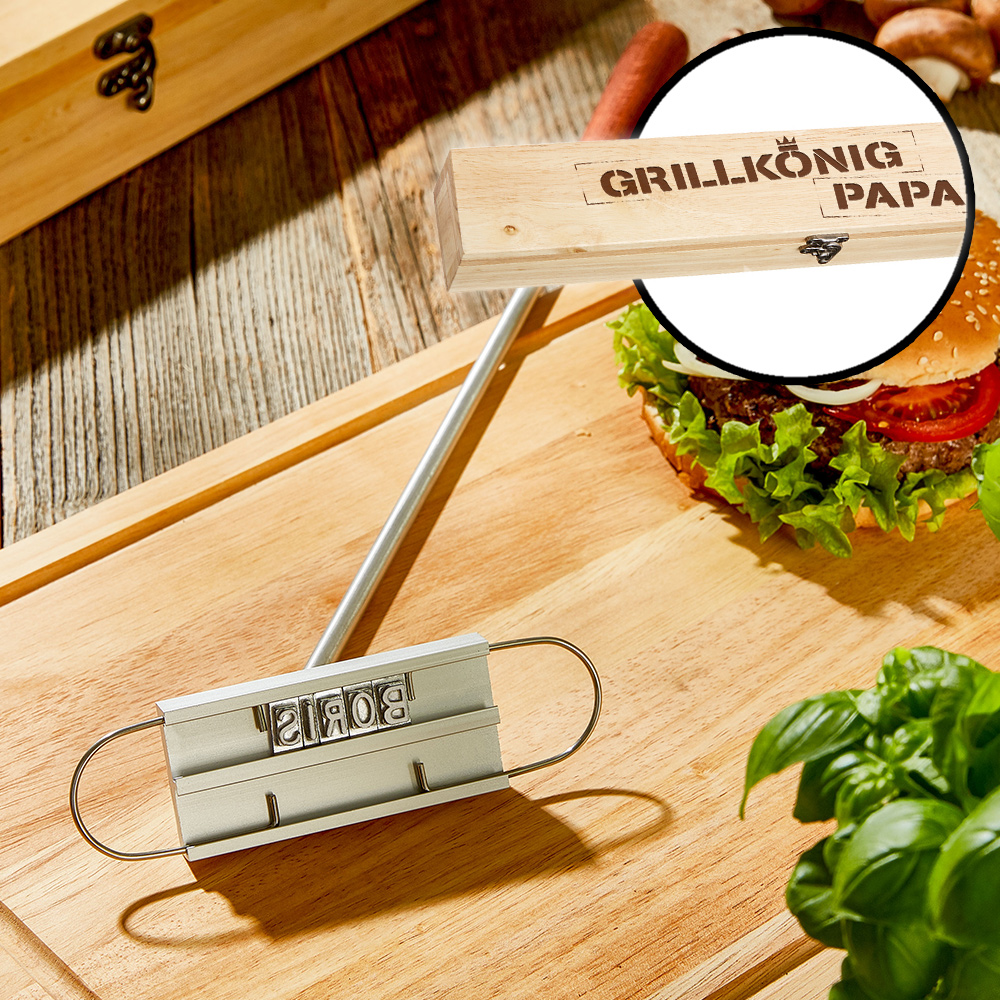 Grillbrandeisen - Grillkönig Papa