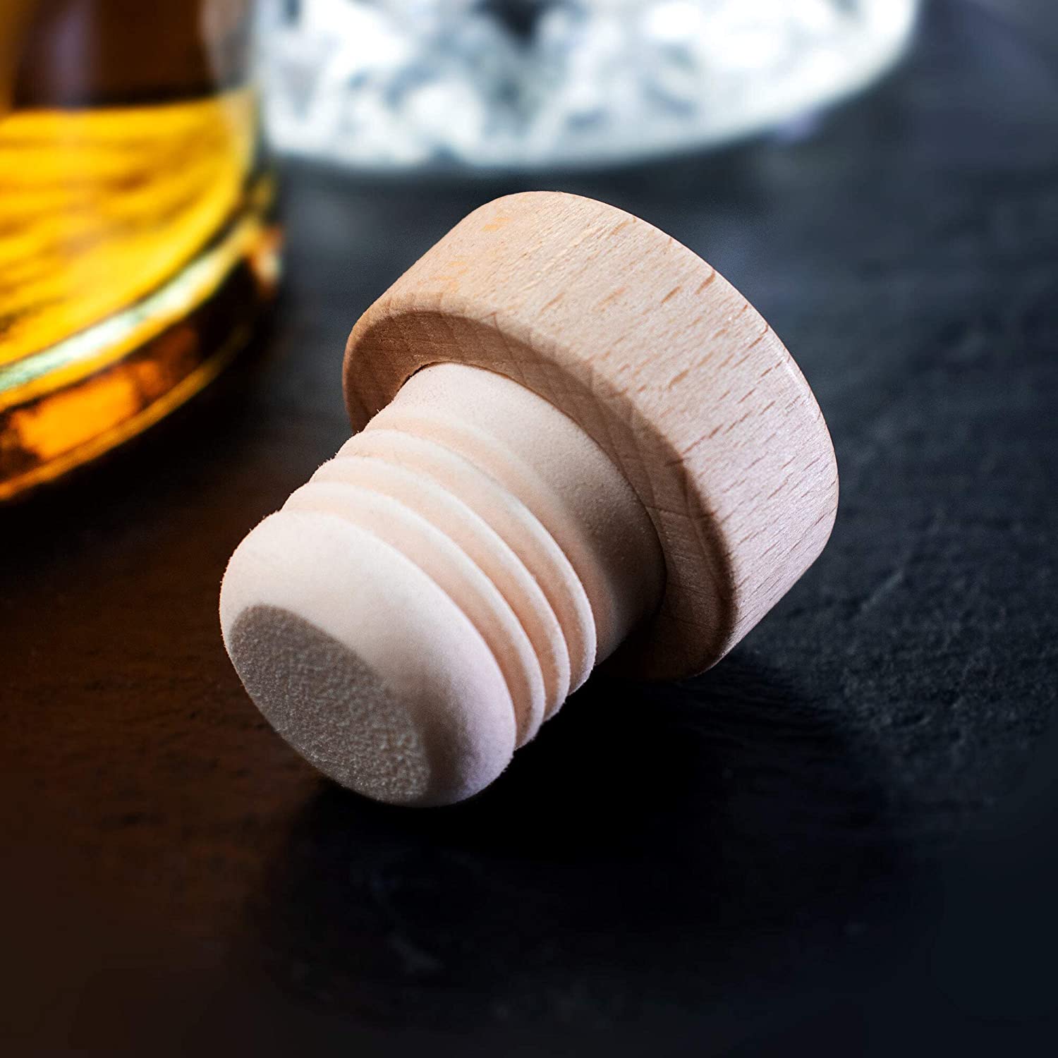 Glaskaraffe mit Gravur - Ginologe