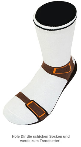 Socken in Sandalen Optik 2119 - 1