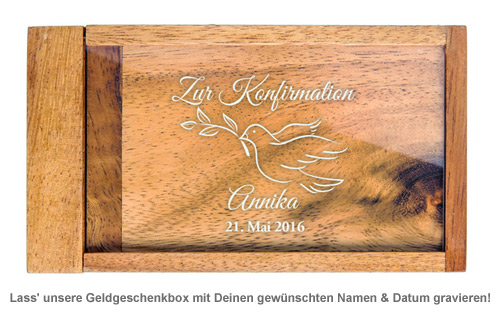 Magische Geldgeschenkbox zur Konfirmation 2427 - 1