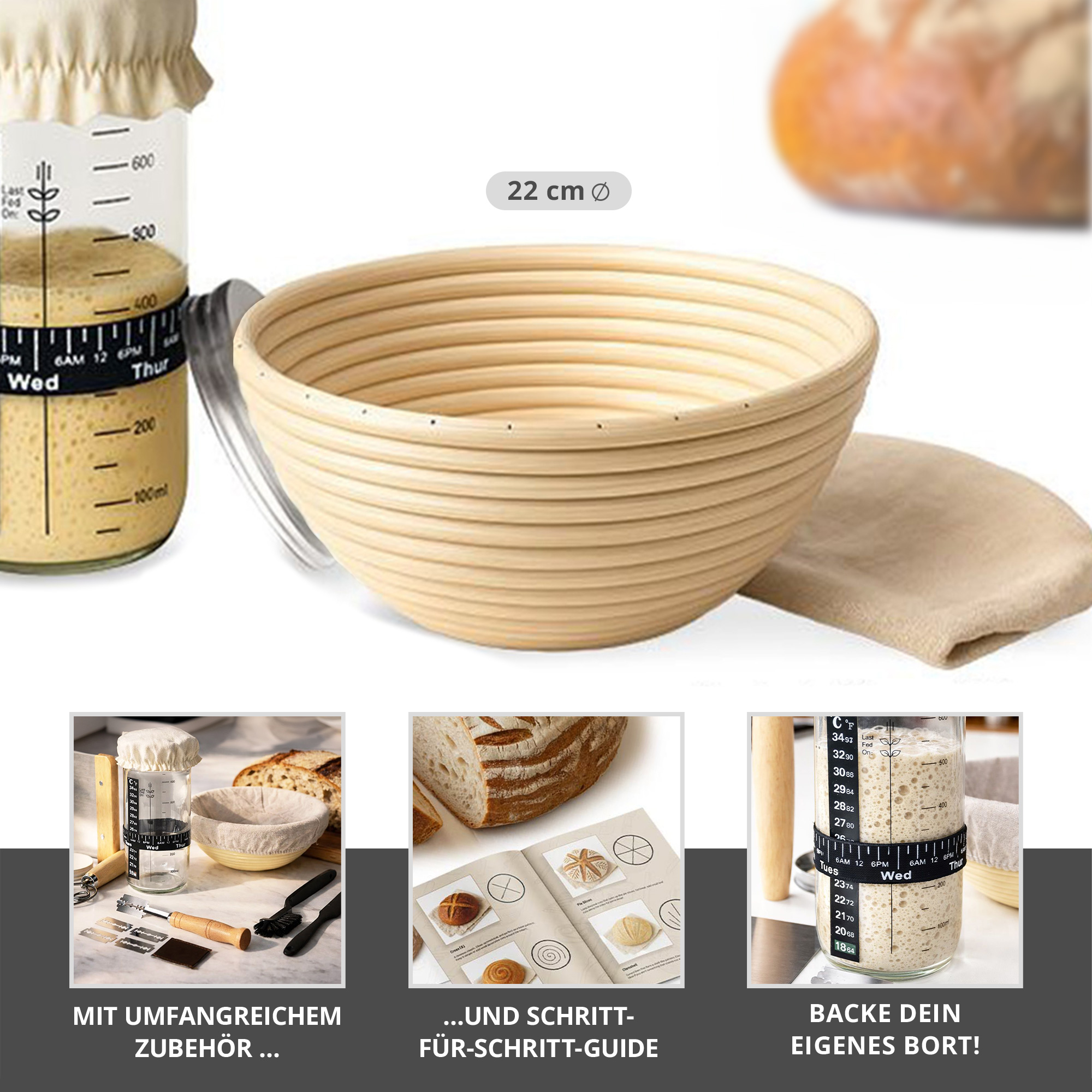 Sauerteig Brot backen - Starter Kit Sauerteig Brot backen - Starter Kit