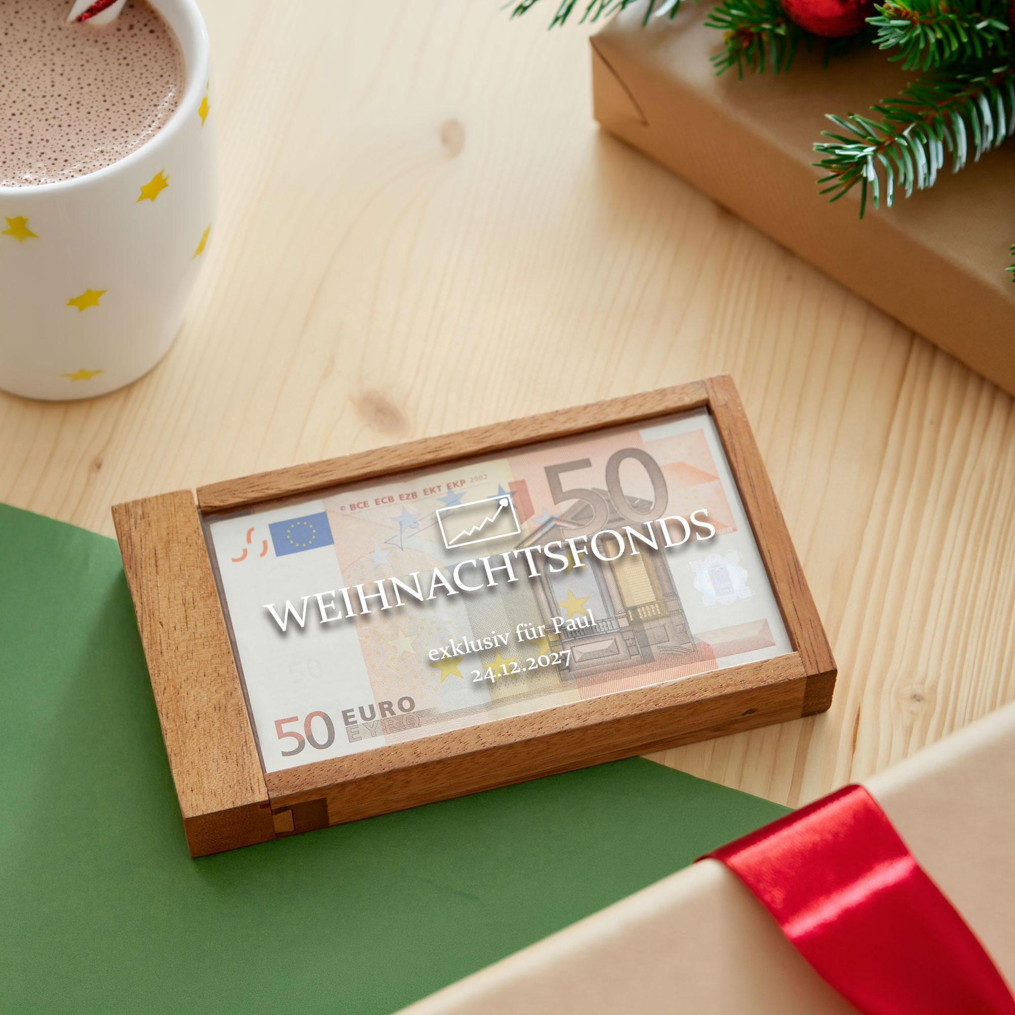 Magische Geldgeschenkbox - Weihnachtsfonds Magische Geldgeschenkbox - Weihnachtsfonds