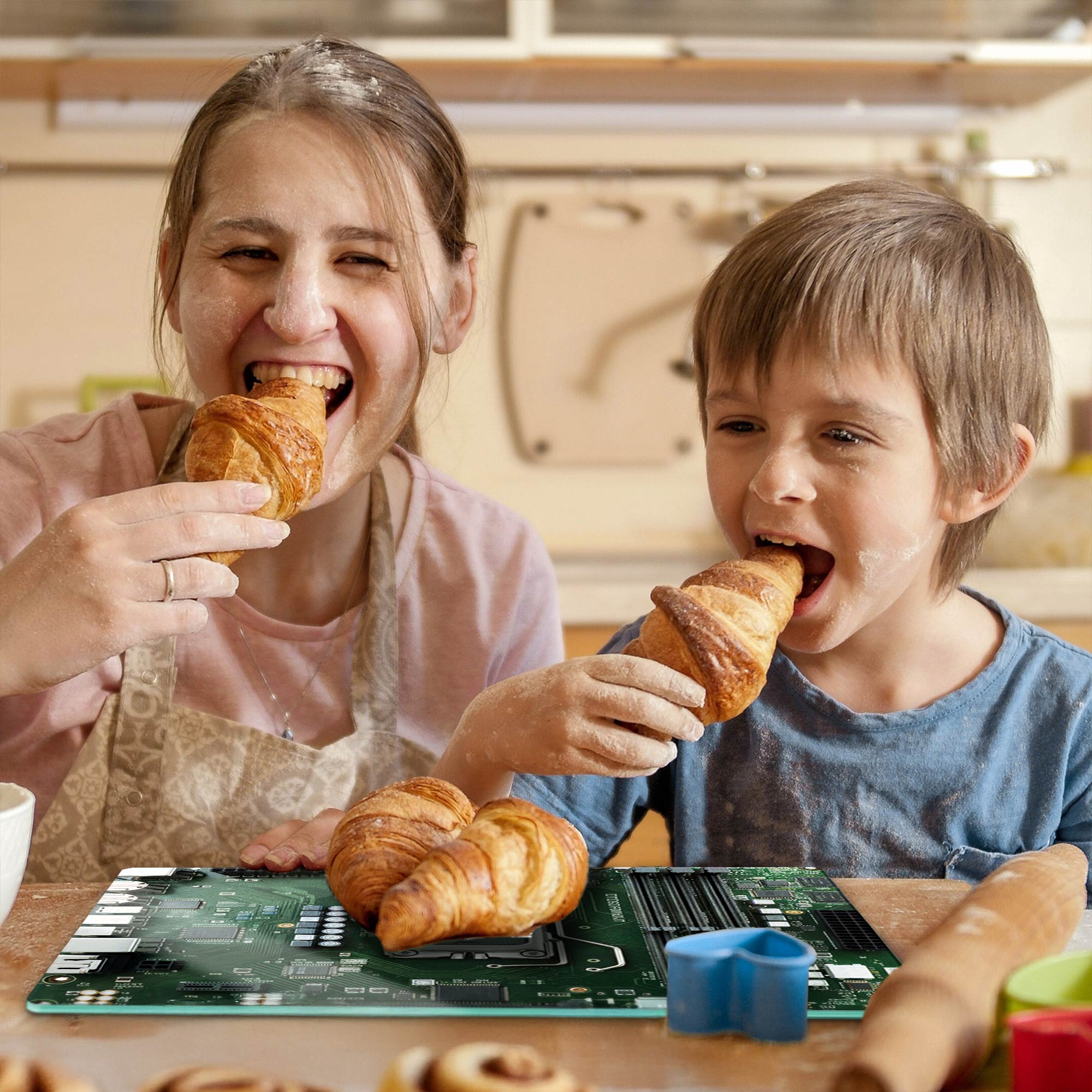 Glas Schneidebrett - Motherboard Glas Schneidebrett - Motherboard