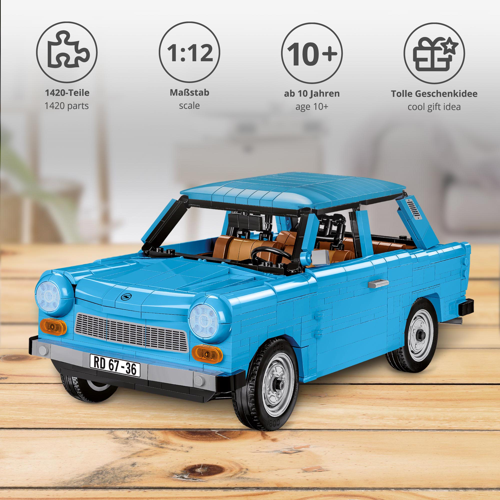 Trabant 601 - Cobi Klemmbausteine