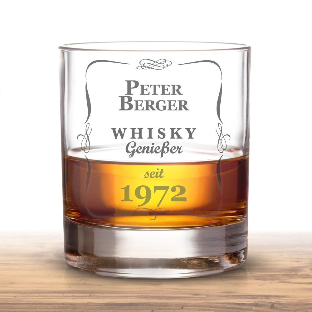 Personalisiertes Whiskyglas - Klassisch 1453 - 2