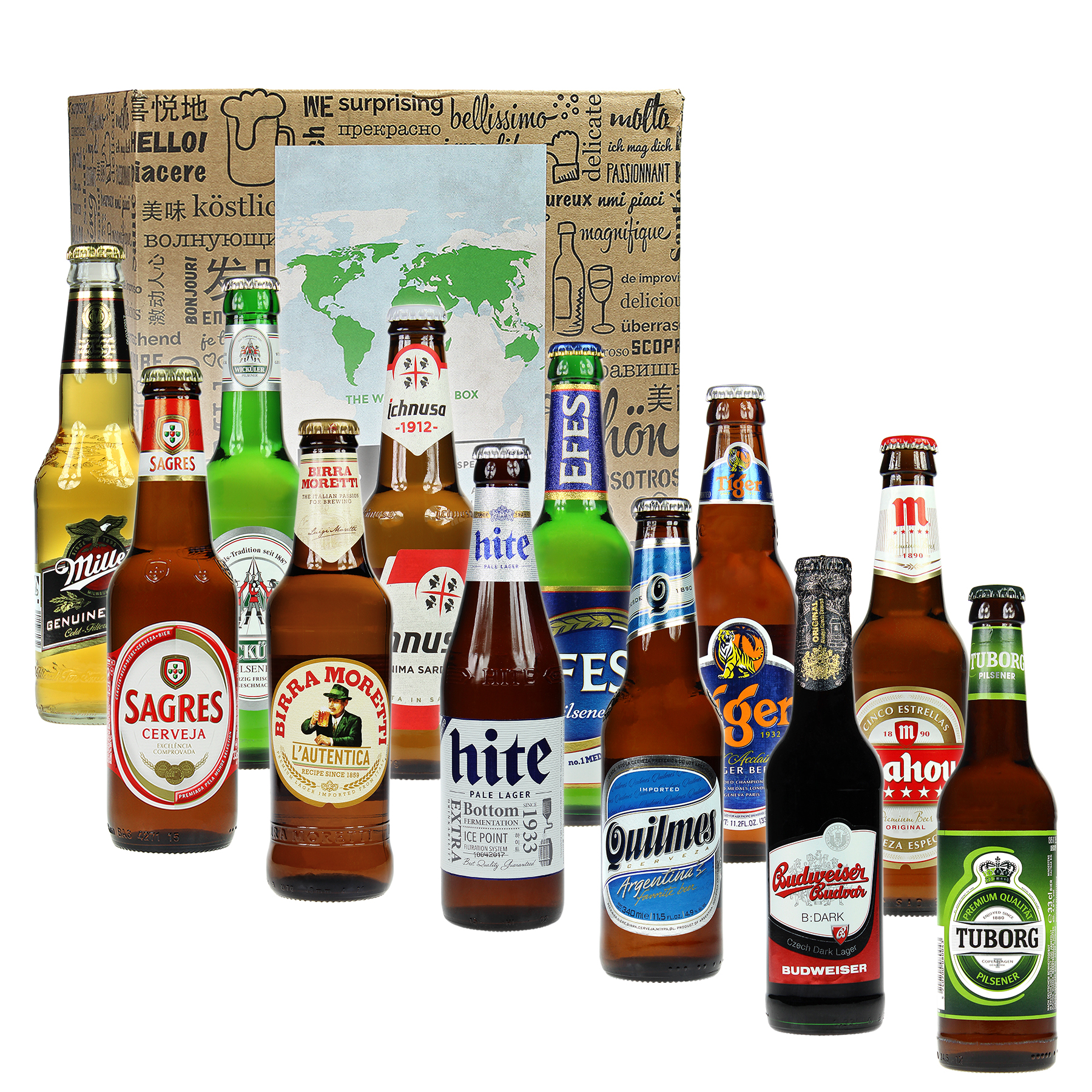 Bier Weltreise XL - 12er Geschenkbox 2792 - 5