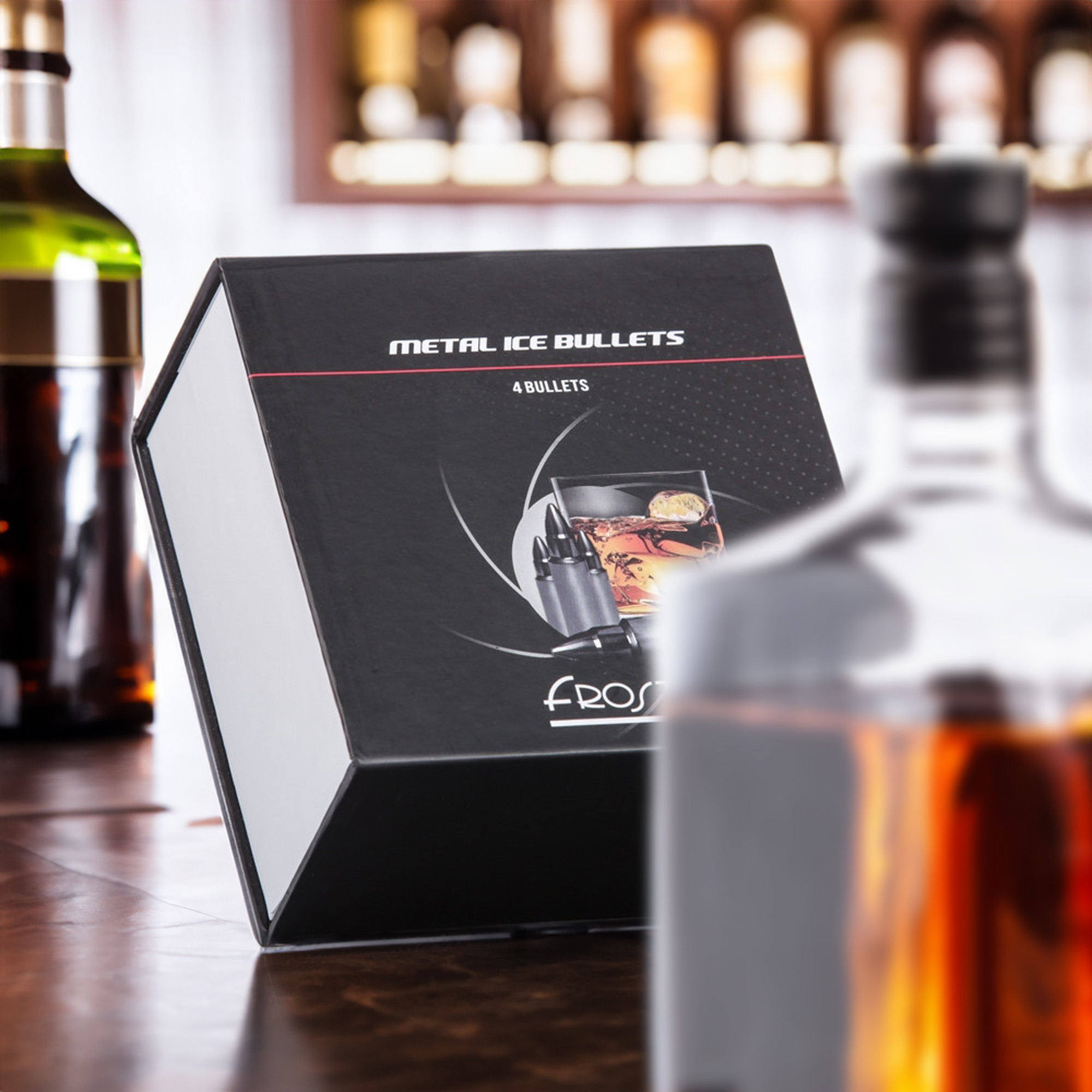 Eiswürfel Patronen aus Metall