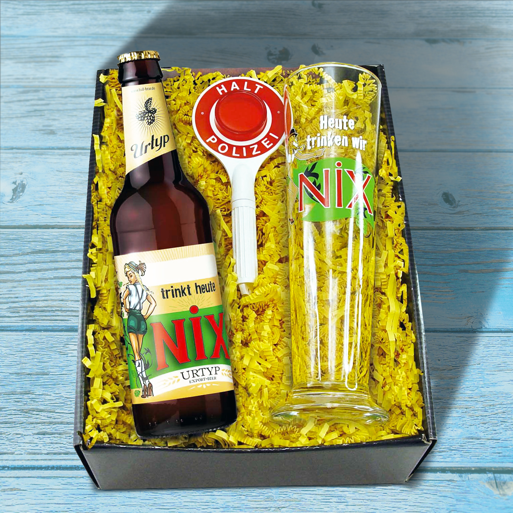 NiX im Glas - Biergeschenk Box