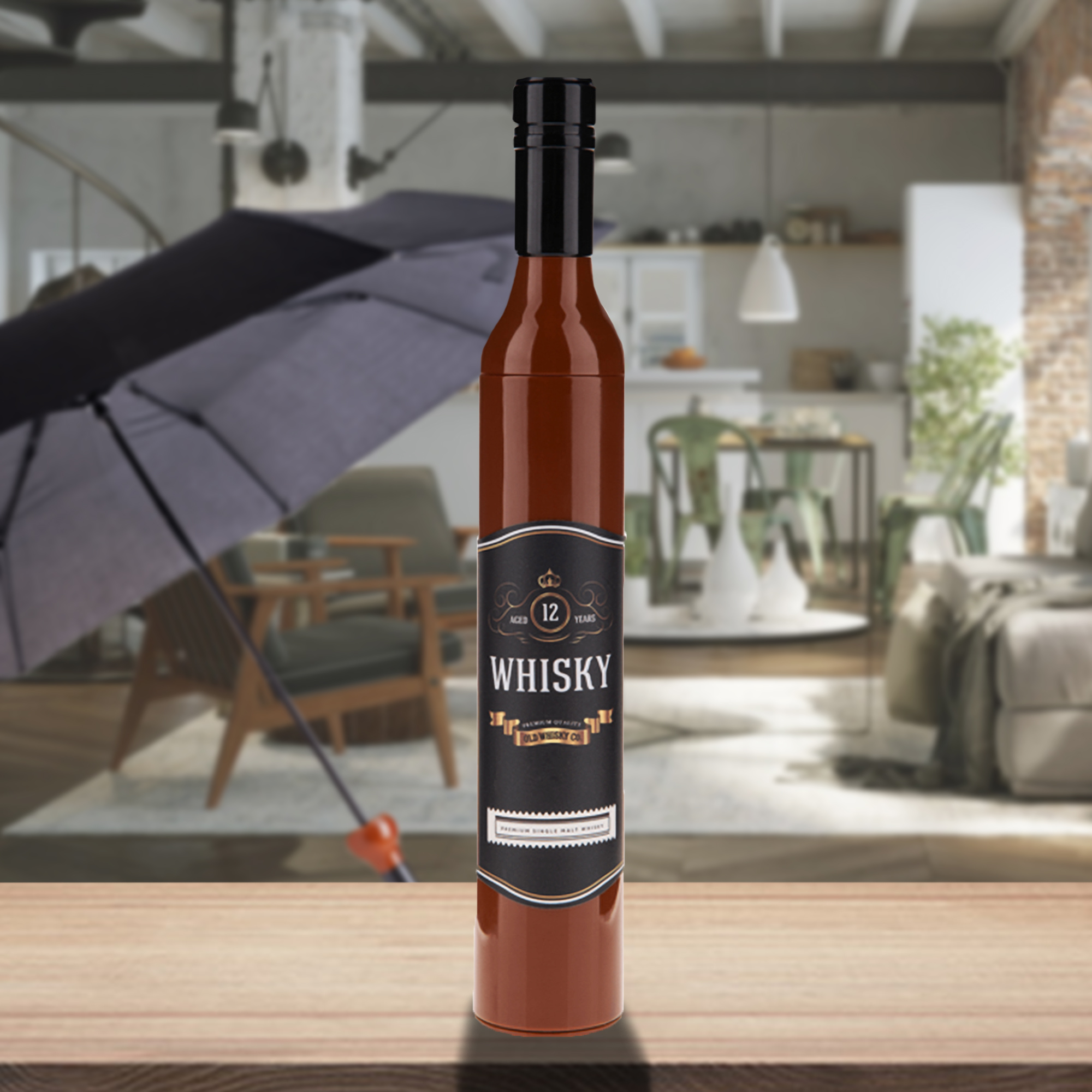 Regenschirm - Whiskyflasche 2210-MZ - 5