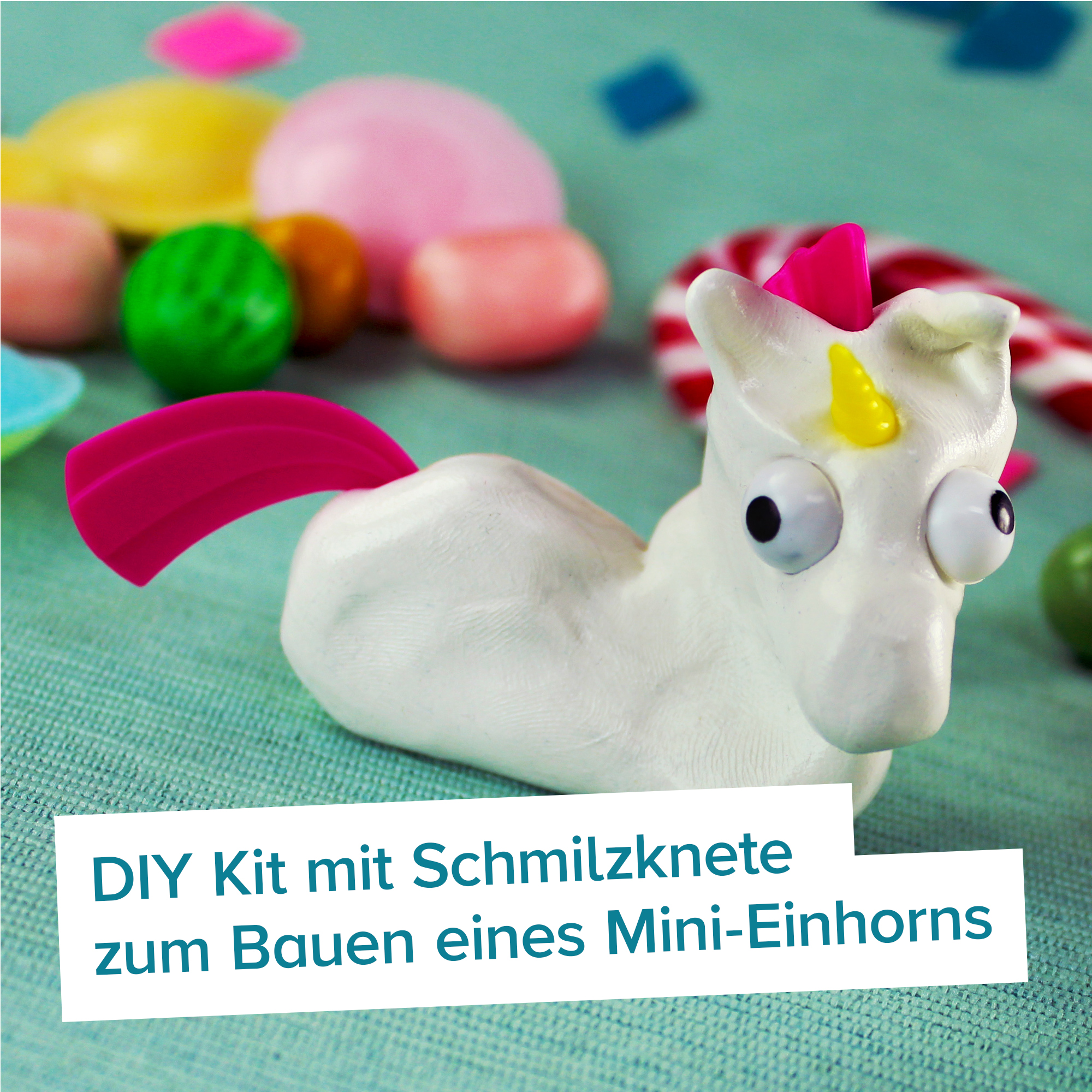 Einhorn Bausatz mit Schmilzknete 4054 - 8