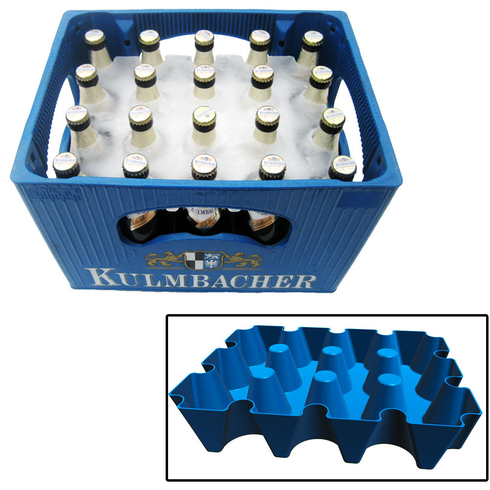 Bierkühler - Eisblockform für Bierkisten - 0,5 l Flaschen 1089
