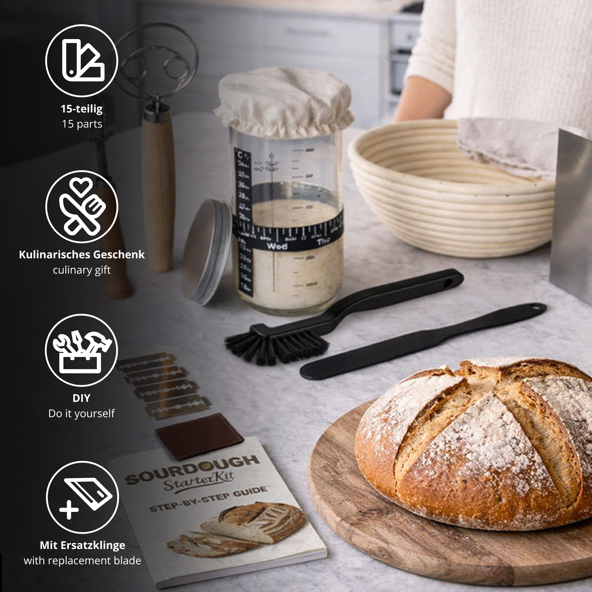 Sauerteig Brot backen - Starter Kit Sauerteig Brot backen - Starter Kit