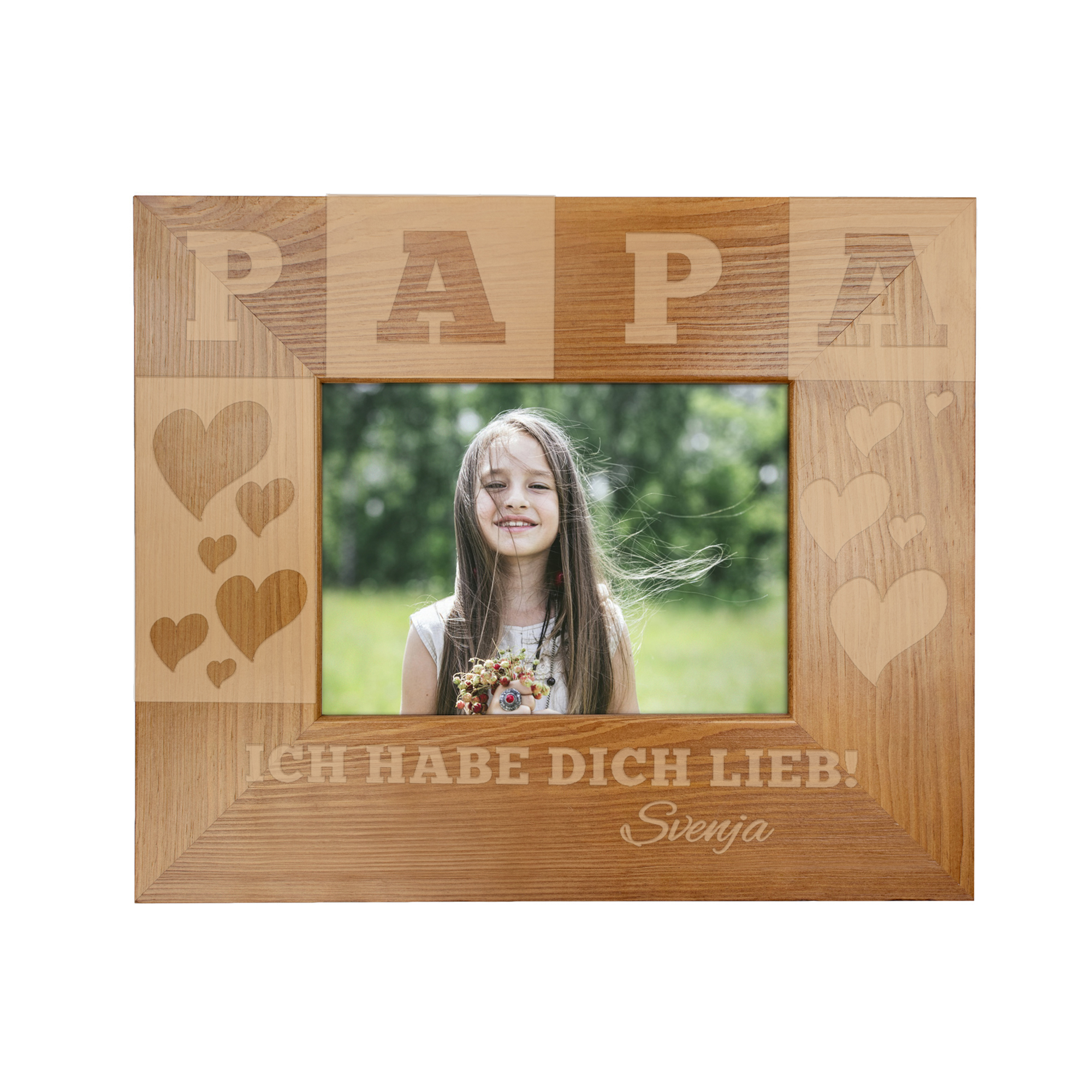 Personalisierter Bilderrahmen für Papa