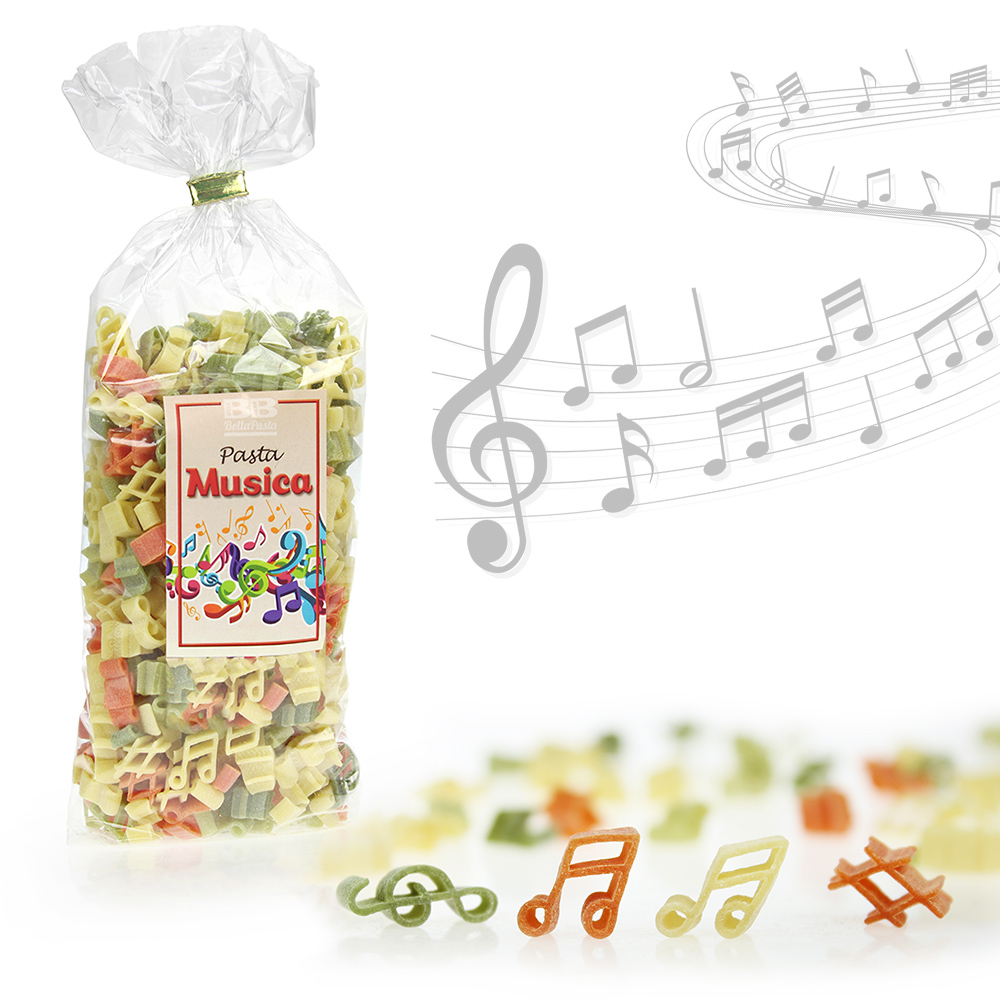 Pasta Musica - 250 g bunte Nudeln 2888