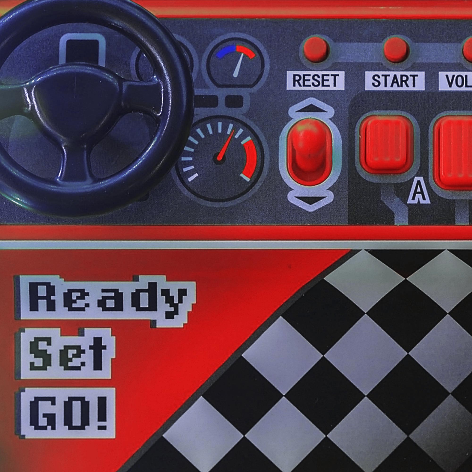 Retro Racing Spielekonsole