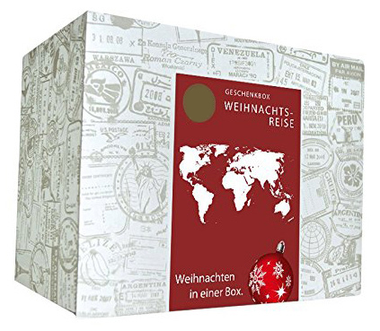 Weihnachtsbox - Weihnachtliche Weltreise Geschenkbox 2303 - 2