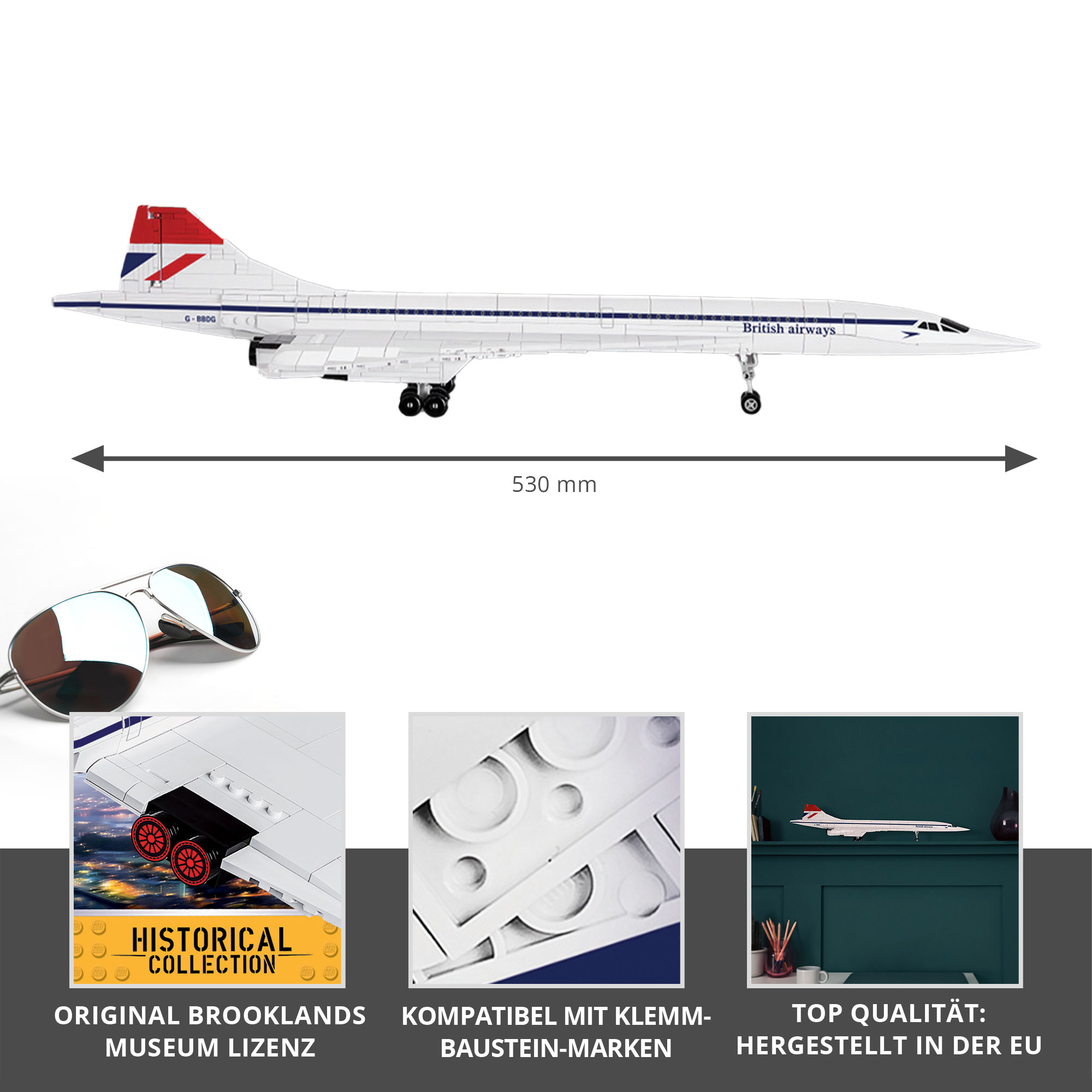 Concorde - Cobi Klemmbausteine 1020-DH-0000 - 1