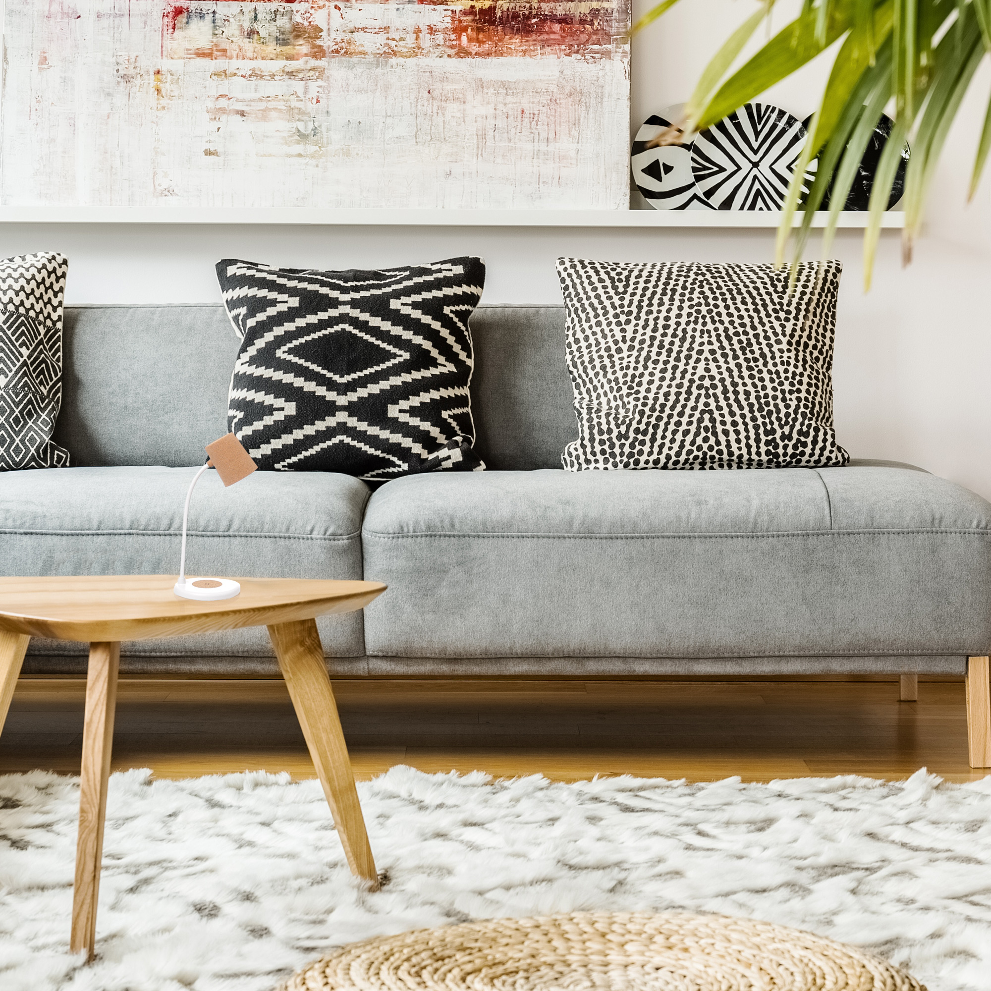 LED Lampe - 3in1 Bluetooth Lautsprecher mit Ladestation