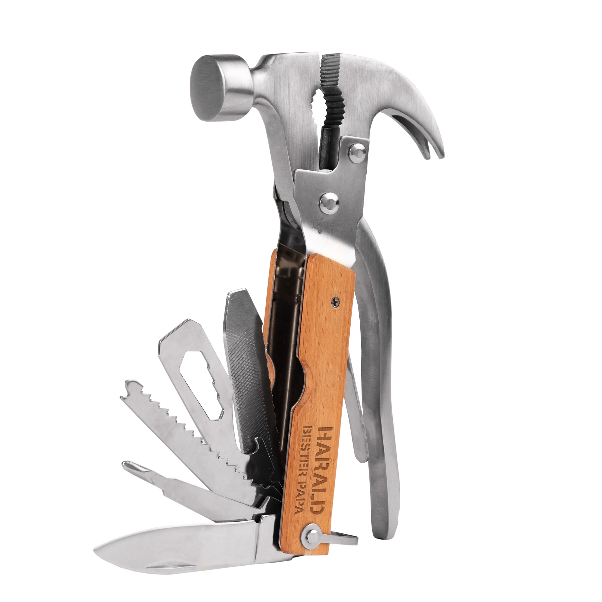 Holz Hammer Multifunktionswerkzeug - Bester Papa