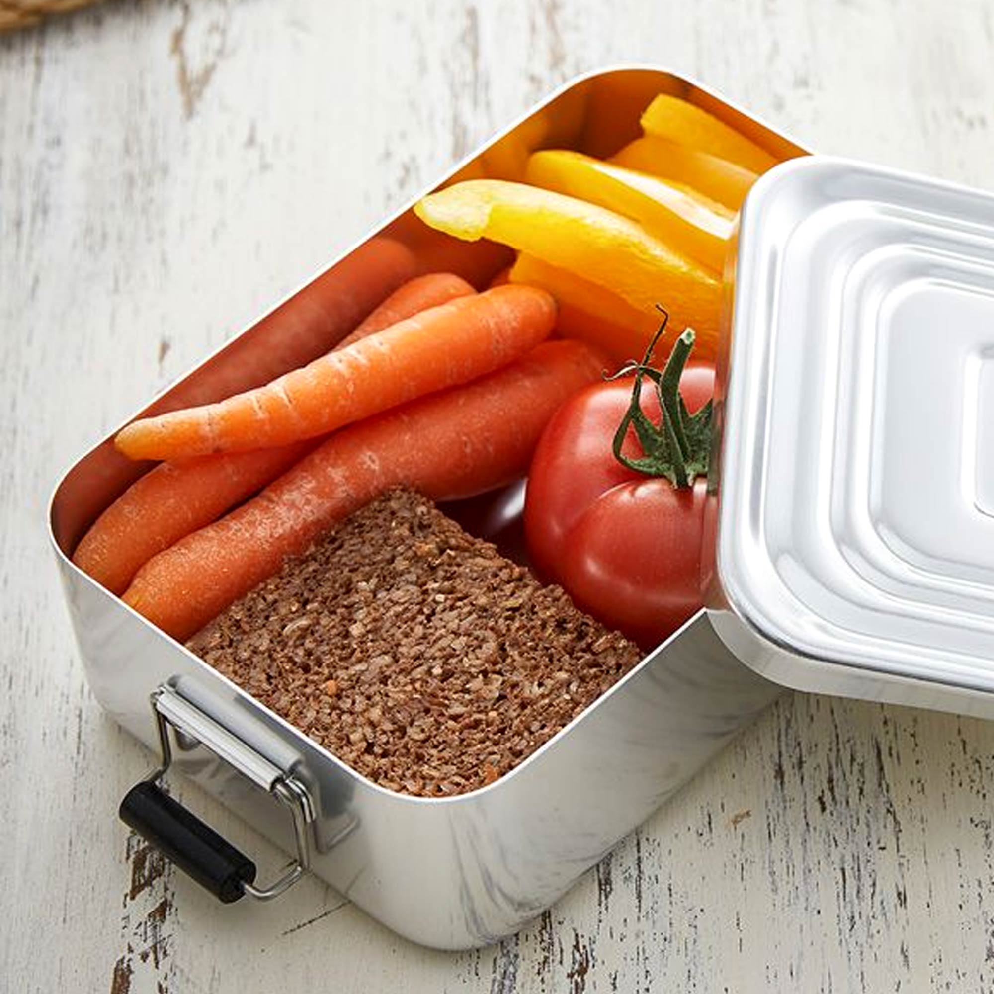 Gravierte Lunchbox für Jungs - quadratisch