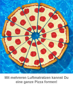 Aufblasbare Luftmatratze - Pizza 2544 - 1