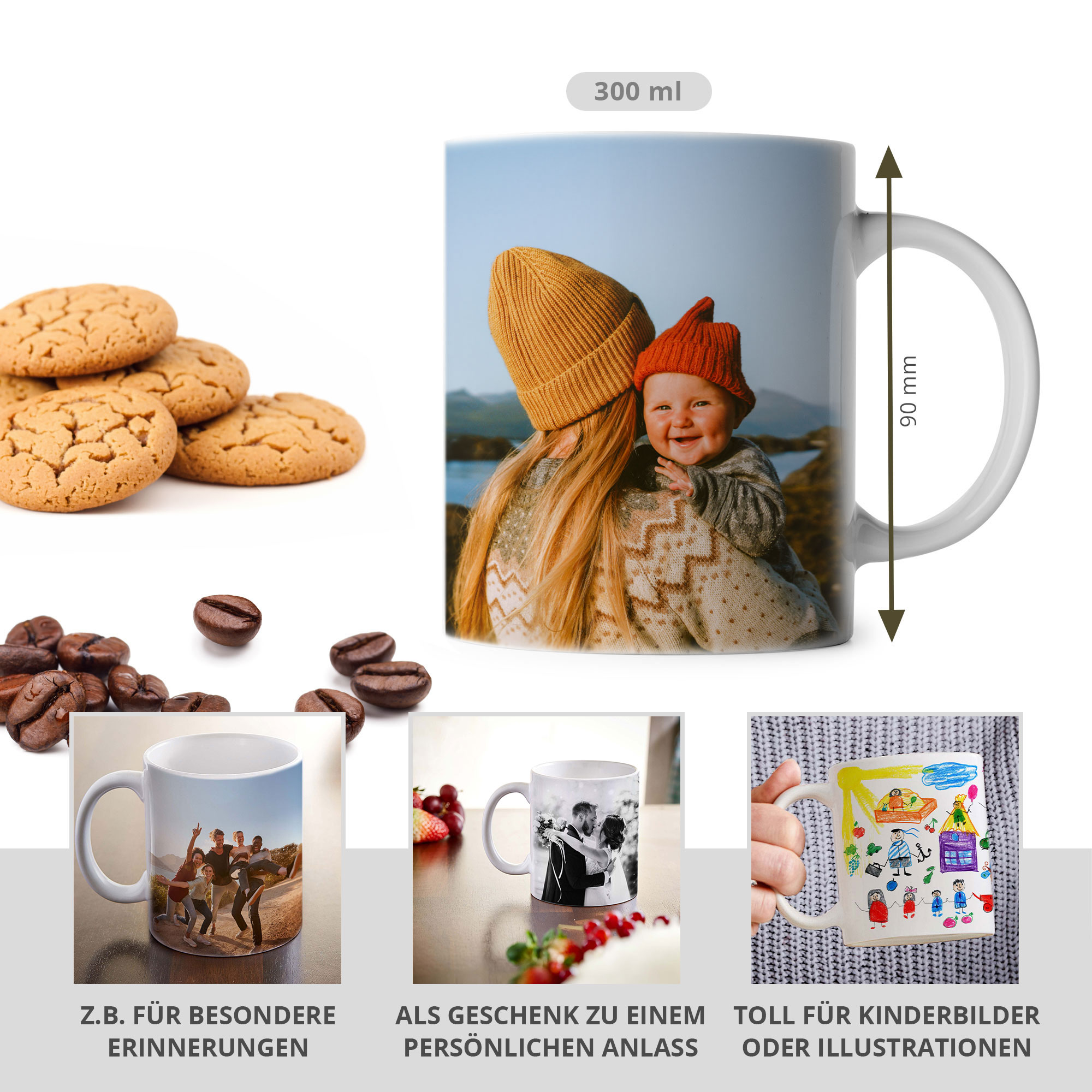 Fototasse Oma - personalisiert
