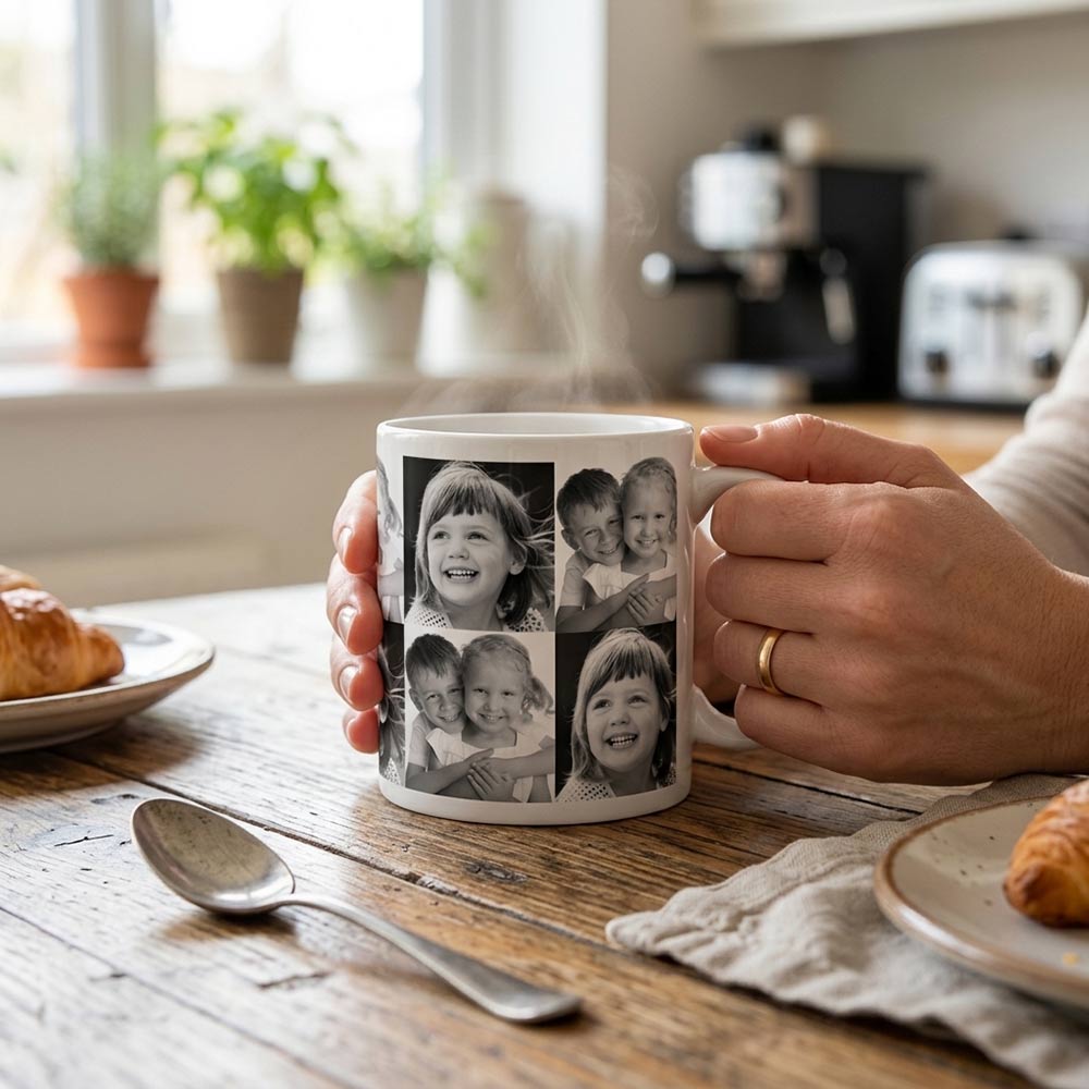 Zauber Fototasse Collage - personalisiert Zauber Fototasse Collage - personalisiert
