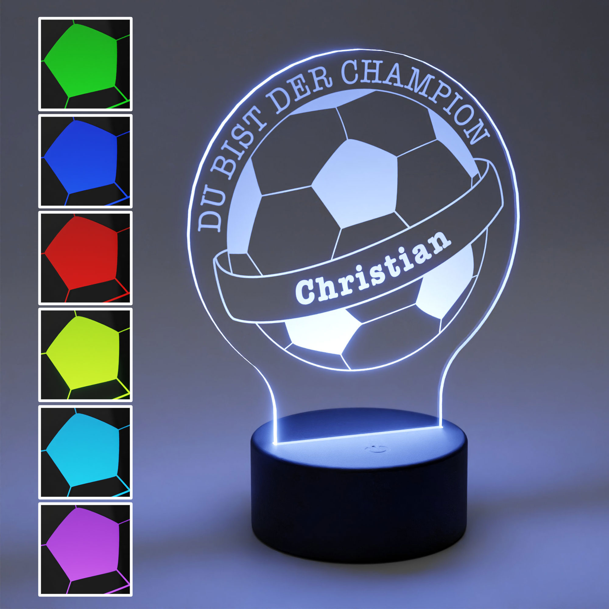 Plexiglas-LED Fußball