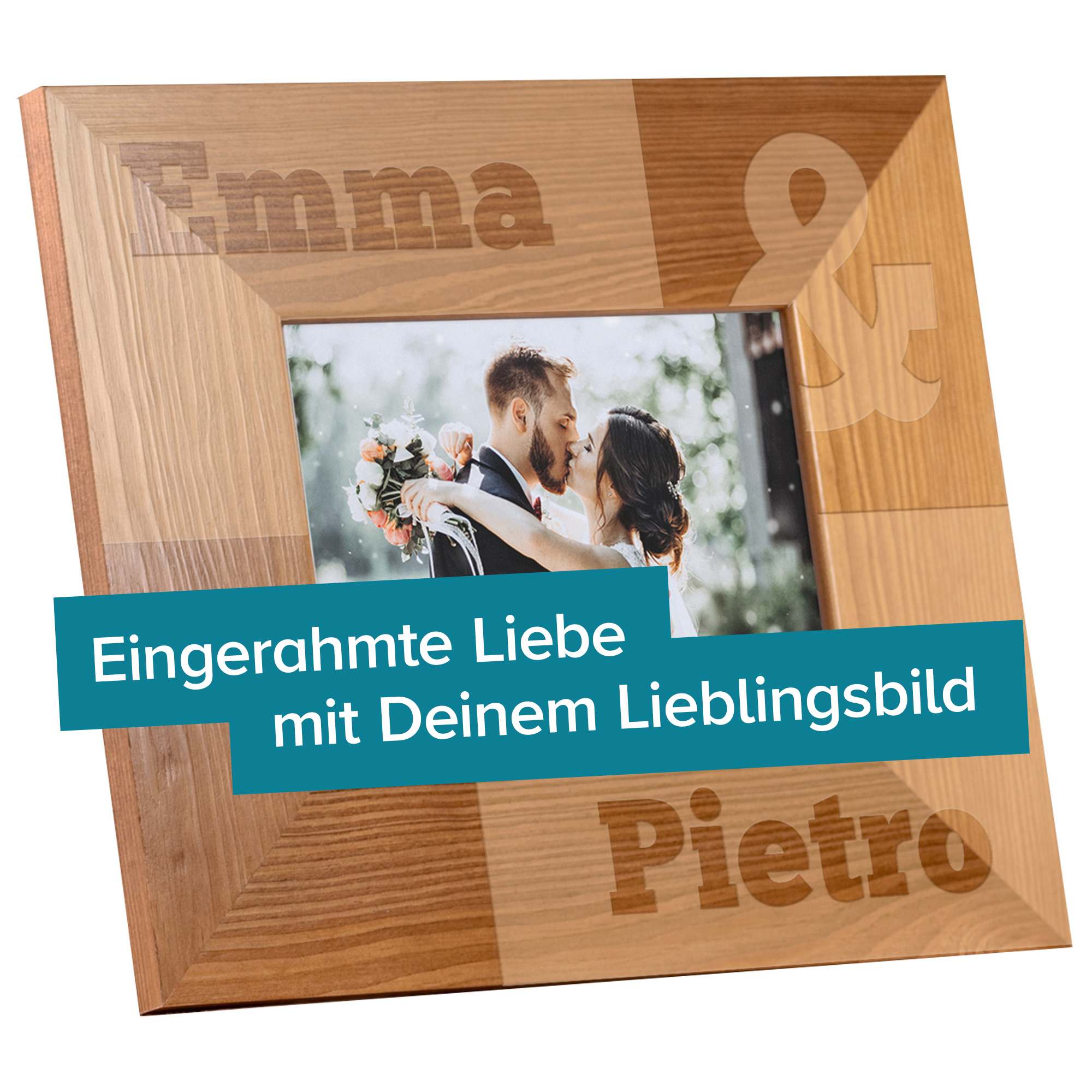 Personalisierter Bilderrahmen für Paare - Kaufmännisches Und 2831 - 4