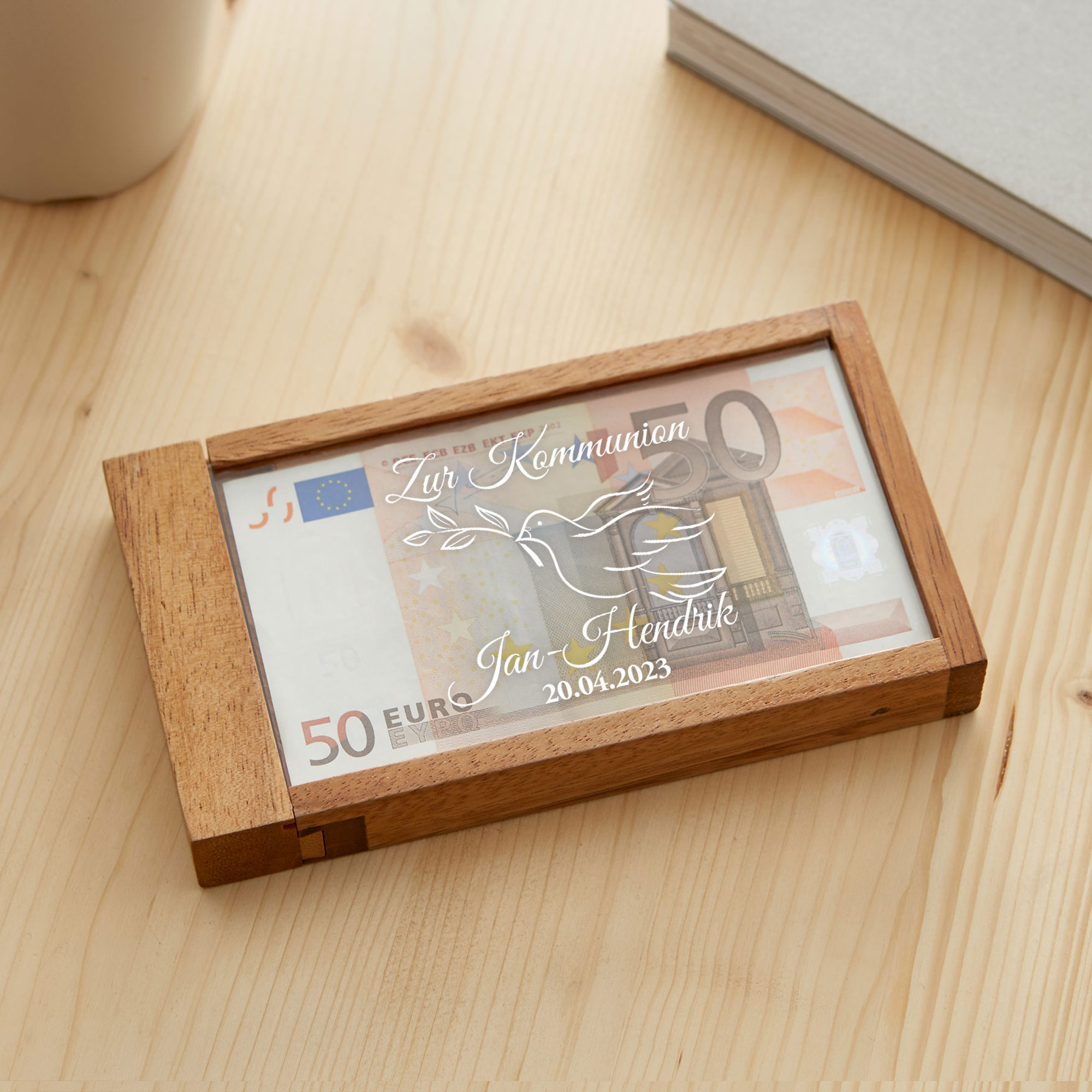 Magische Geldgeschenkbox zur Kommunion