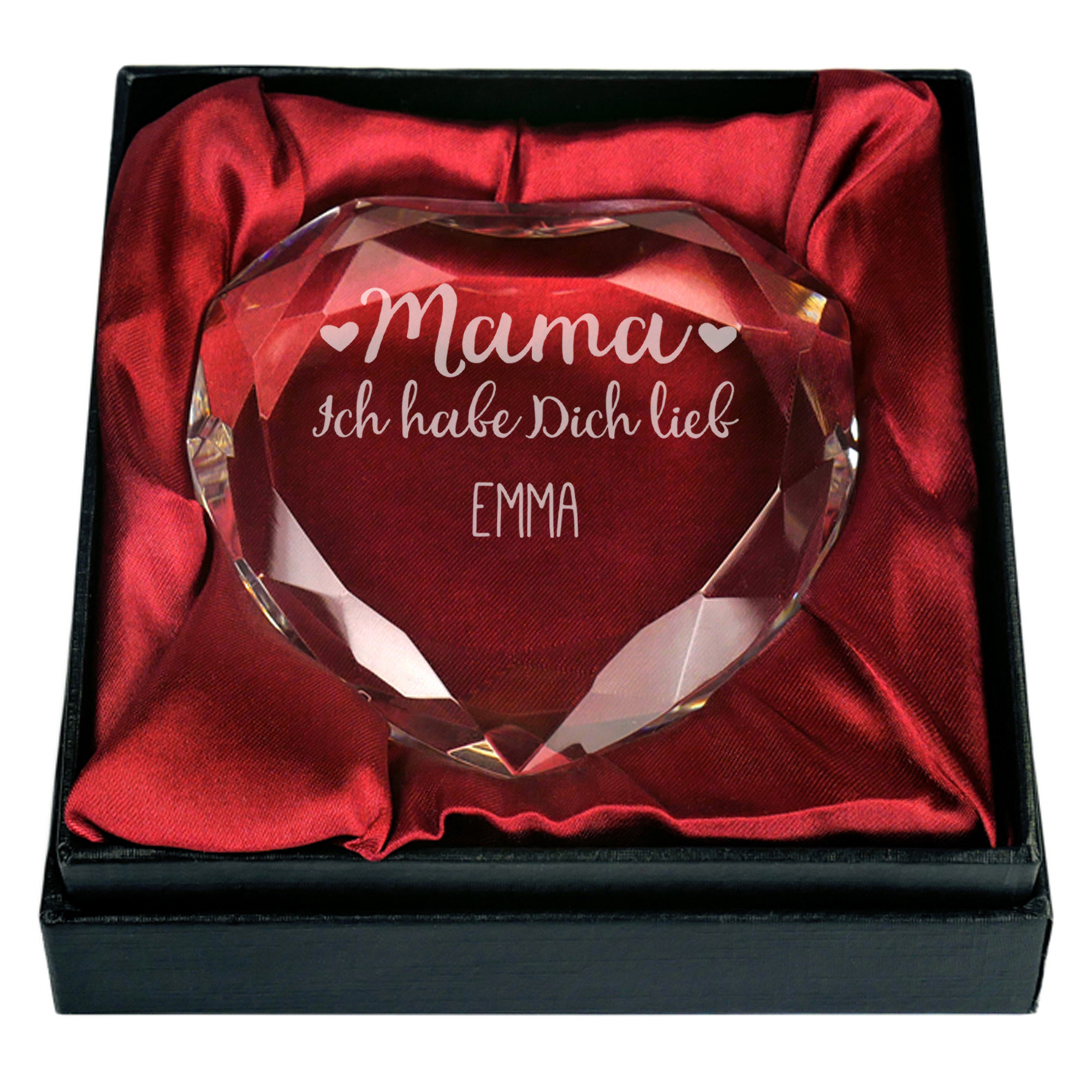 Herz-Diamant mit Gravur für Mama 4085 - 4