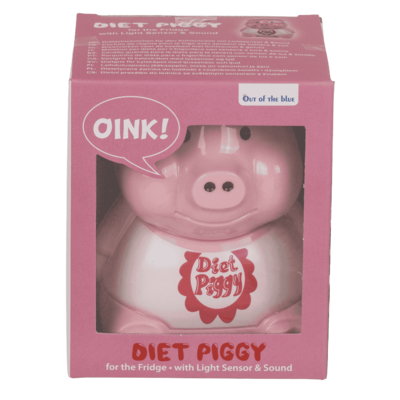 Diät Schweinchen für Kühlschrank - grunzender Scherzartikel  Diät Schweinchen für Kühlschrank - grunzender Scherzartikel