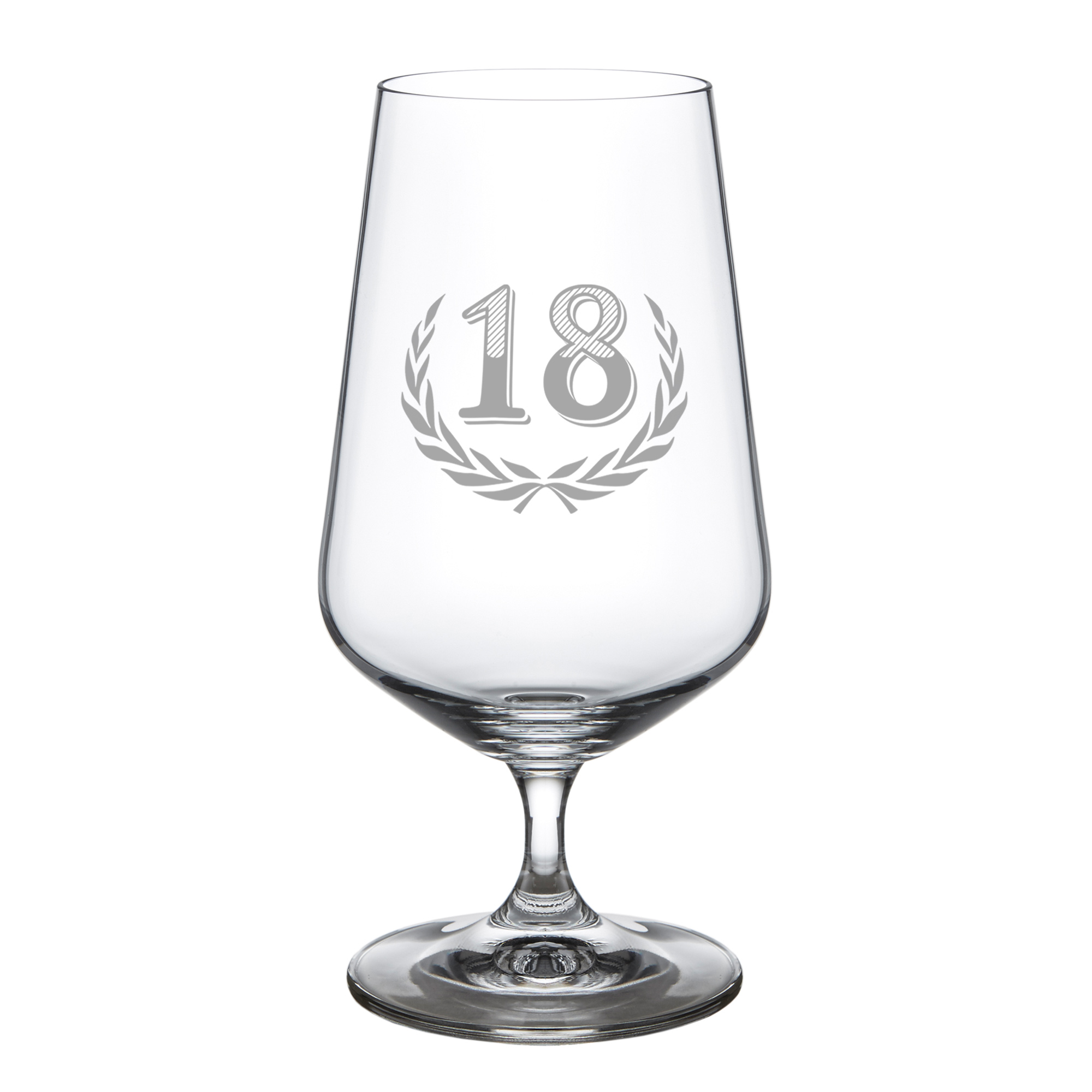 Bierglas mit Gravur zum 18. Geburtstag Bierglas mit Gravur zum 18. Geburtstag