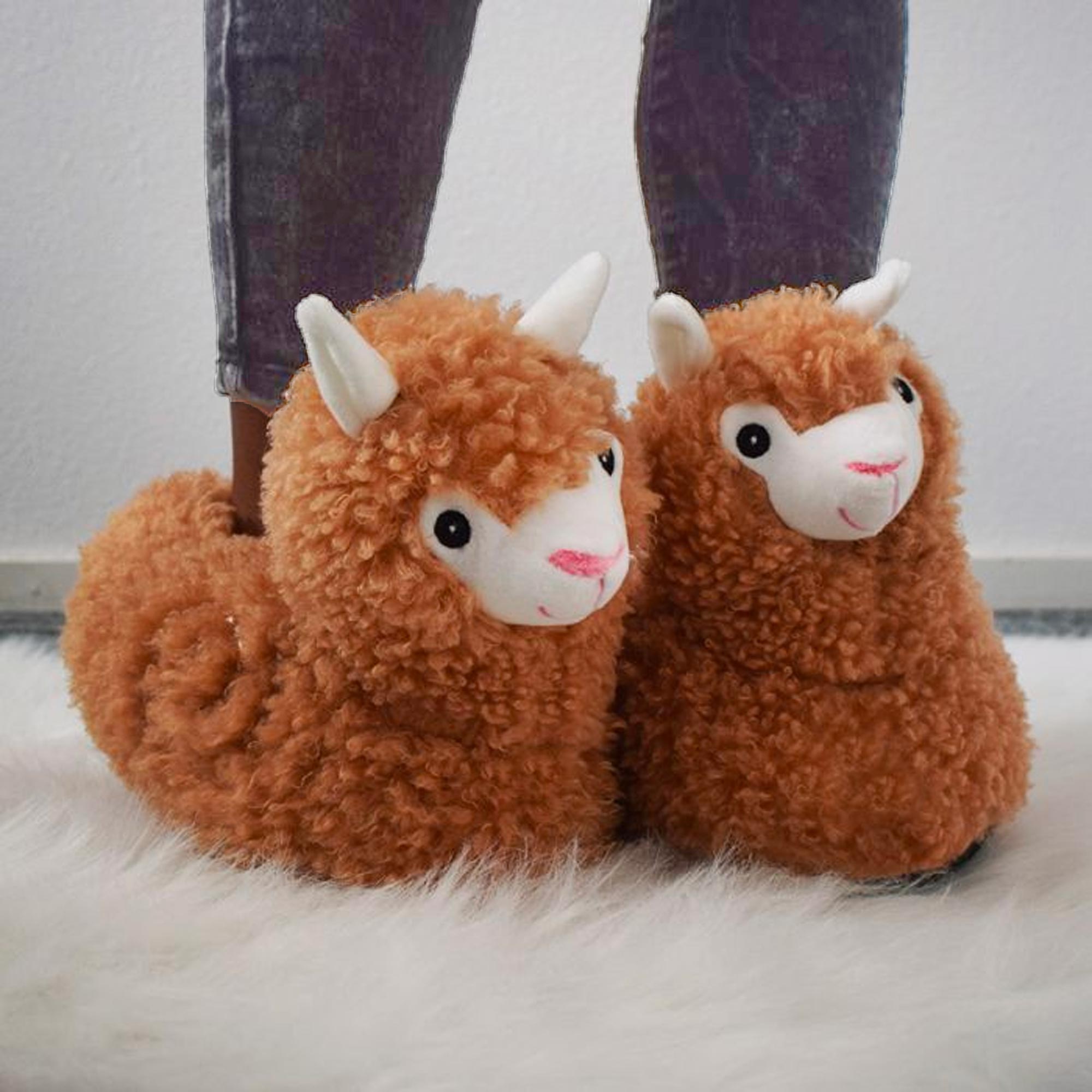 Alpaca Hausschuhe