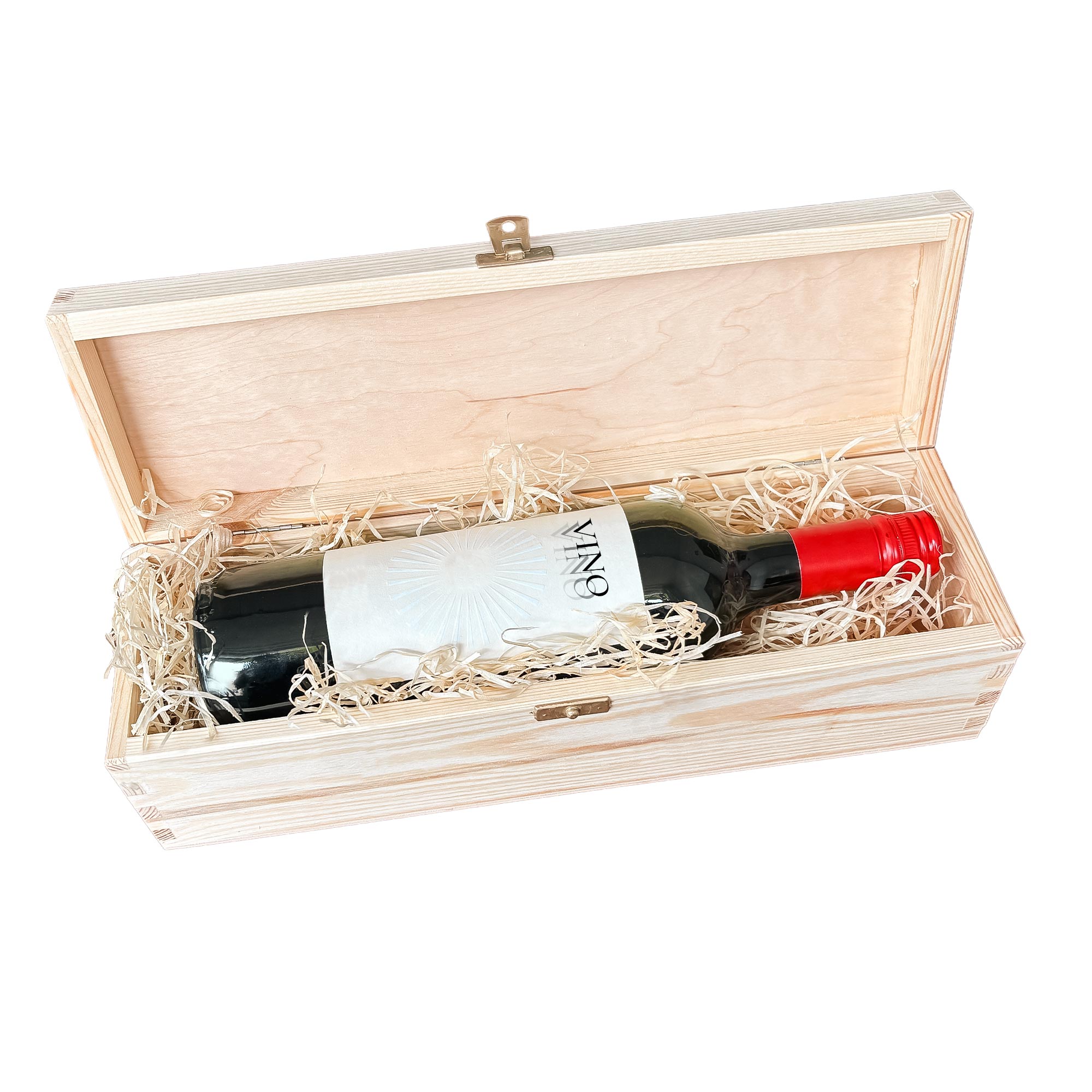 Holzwolle für Weinkiste und Memorybox - Geschenkverpackung