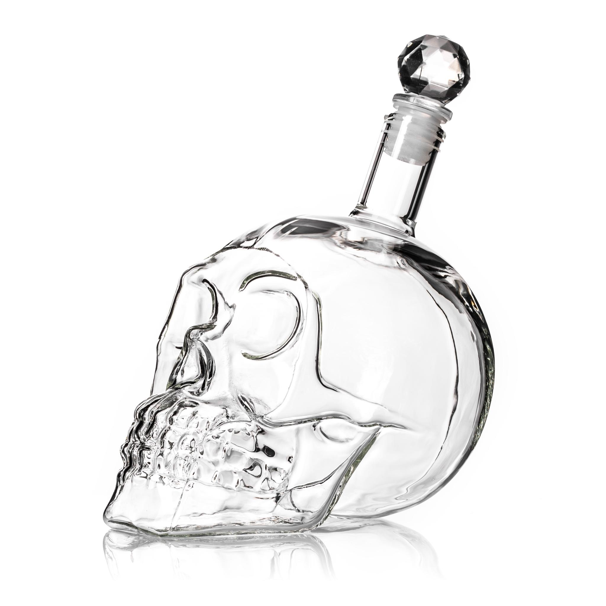 Whisky Karaffe Totenkopf