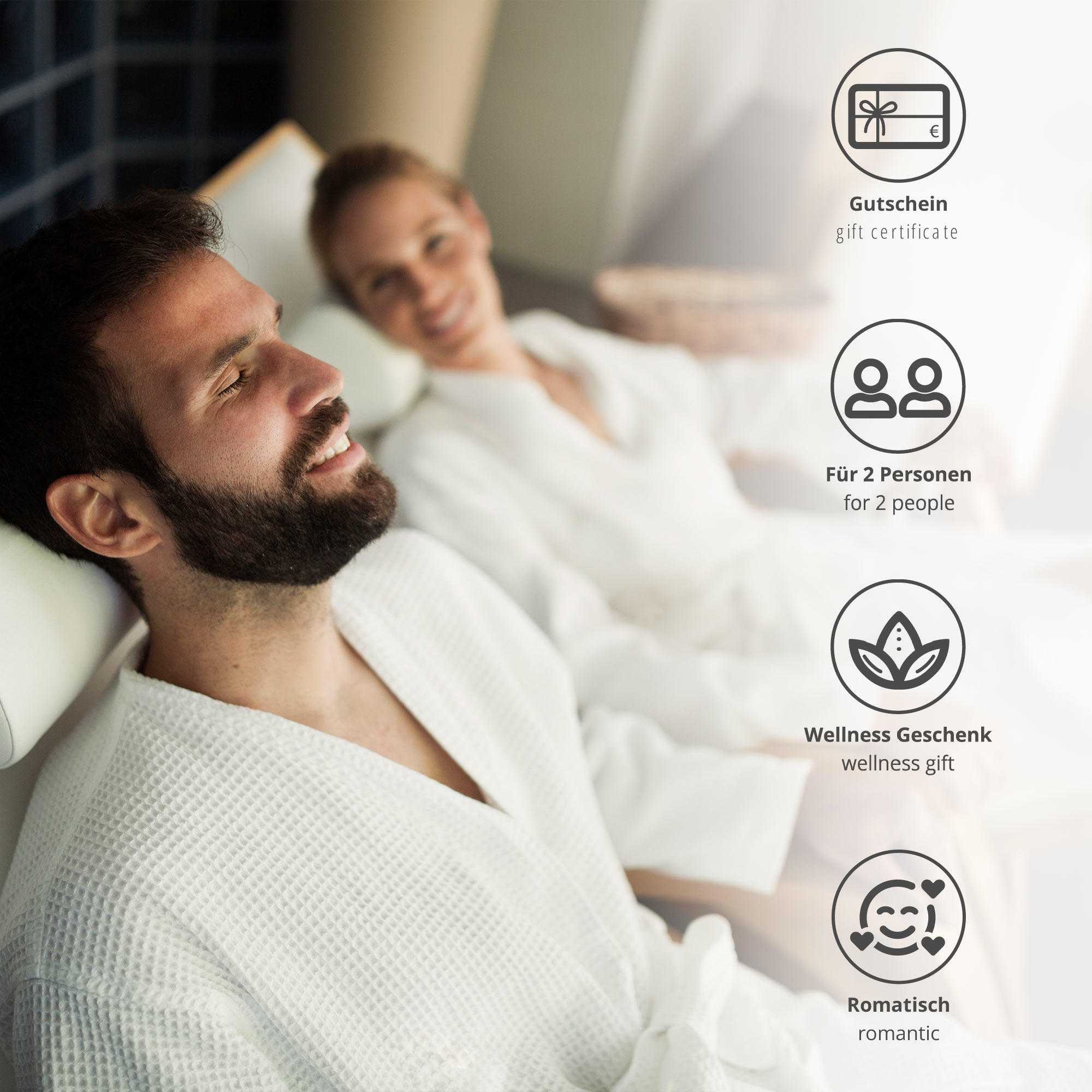Wellness Kurzurlaub für Zwei - Hotelgutschein Card - Digitale Version
