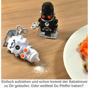 Salz & Pfeffer Aufzieh-Roboter 0638 - 1