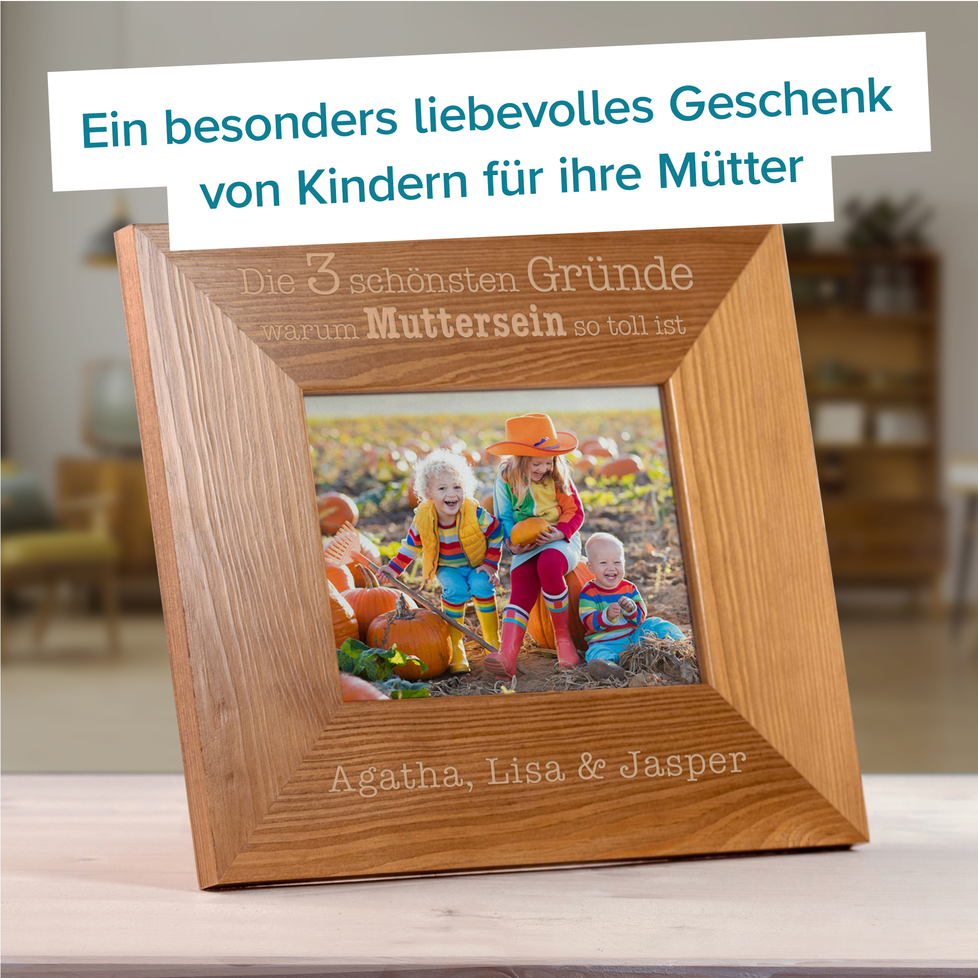 Personalisierter Bilderrahmen - Warum Muttersein so toll ist 4041 - 3