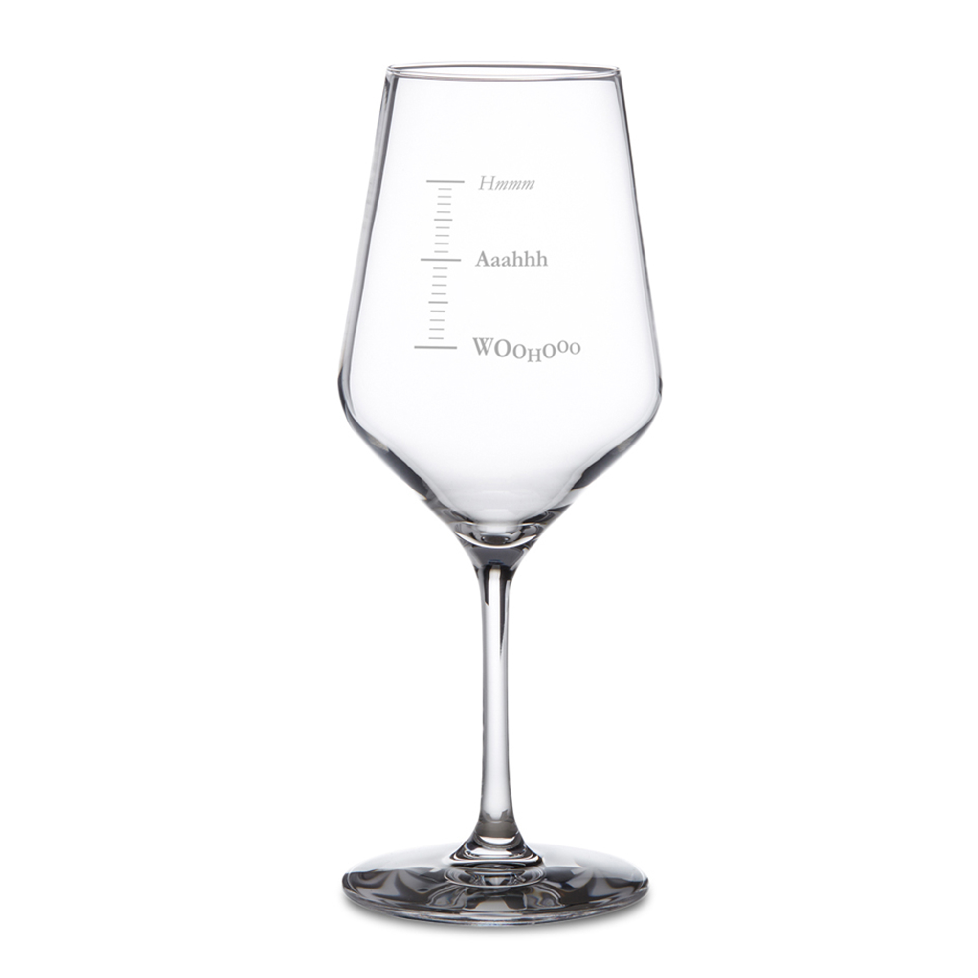 Weißweinglas mit Gravur - Woohooo 3284 - 1