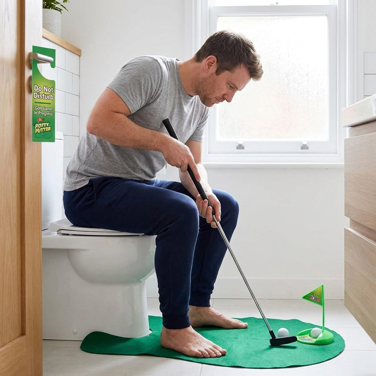 Toiletten-Golf