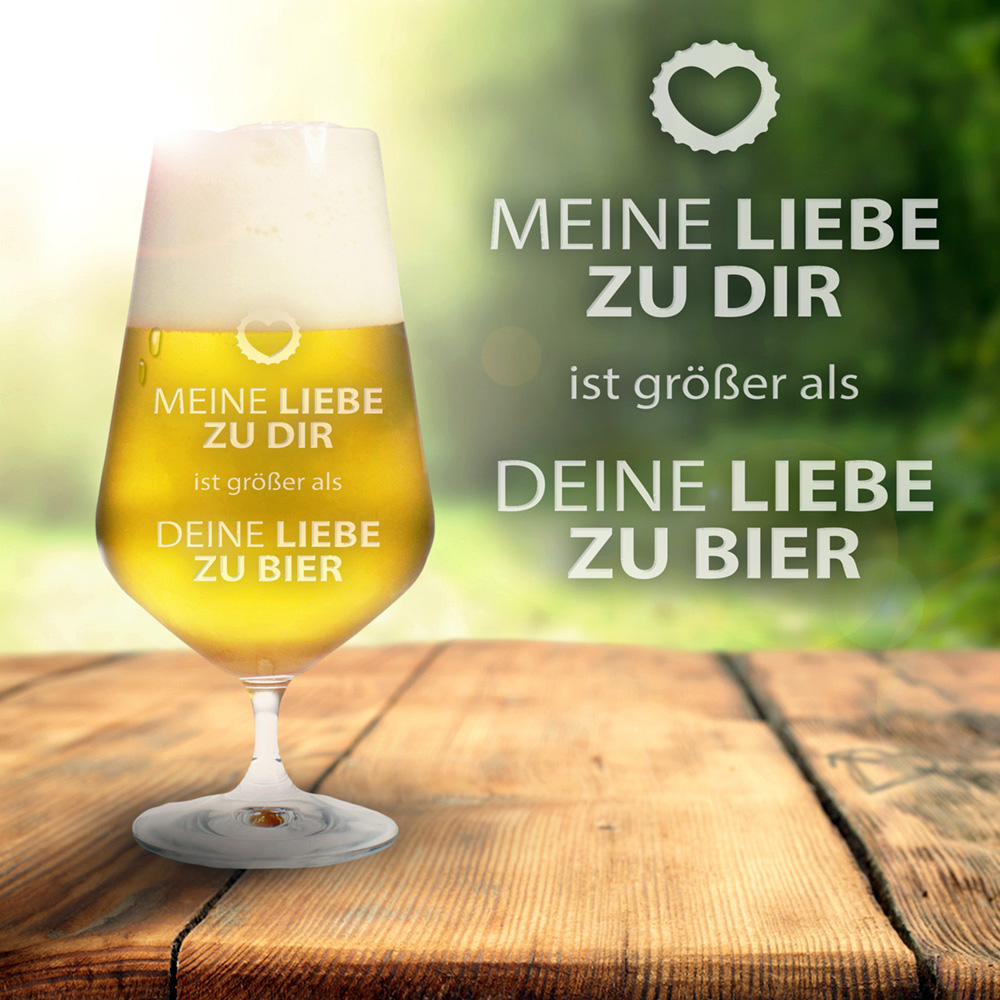 Bierglas - Liebe 1541