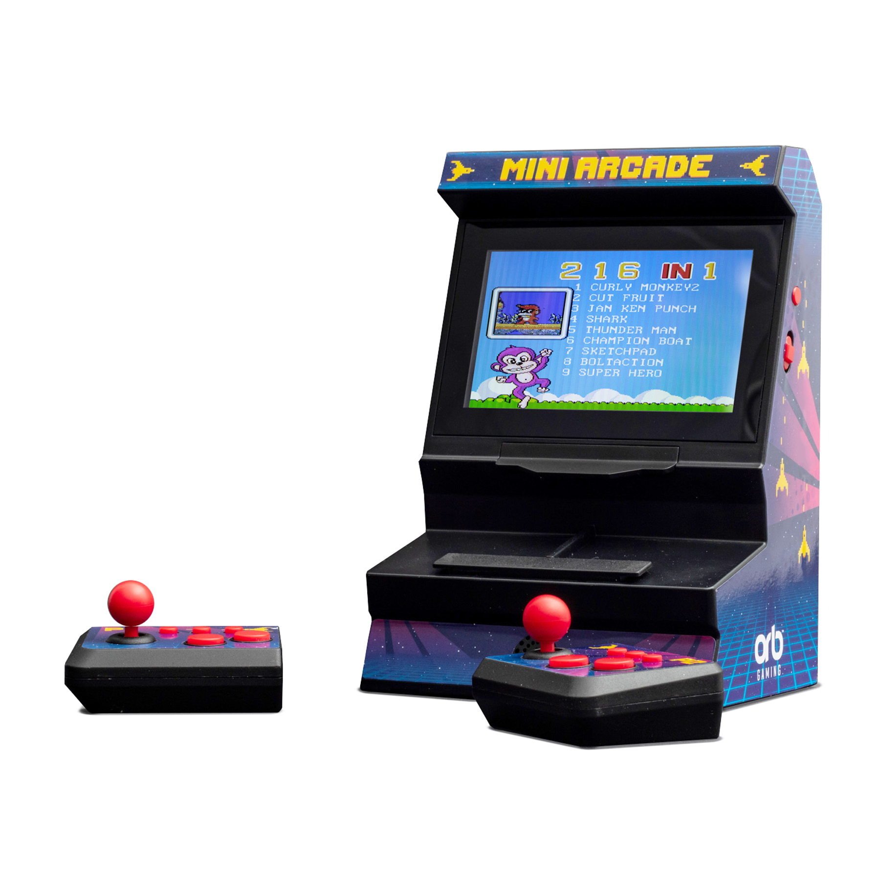 Retro Mini Spielautomat mit Dual-Controller