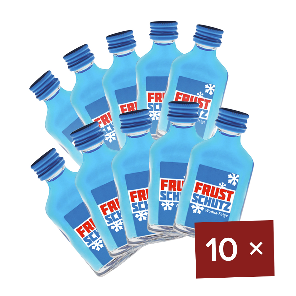 Frustschutz - 20 ml Wodka Feige - 10er Set