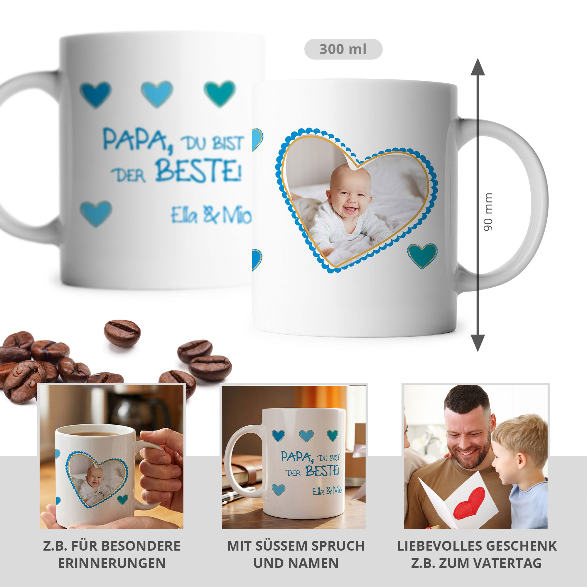 Fototasse - Papa ist der Beste